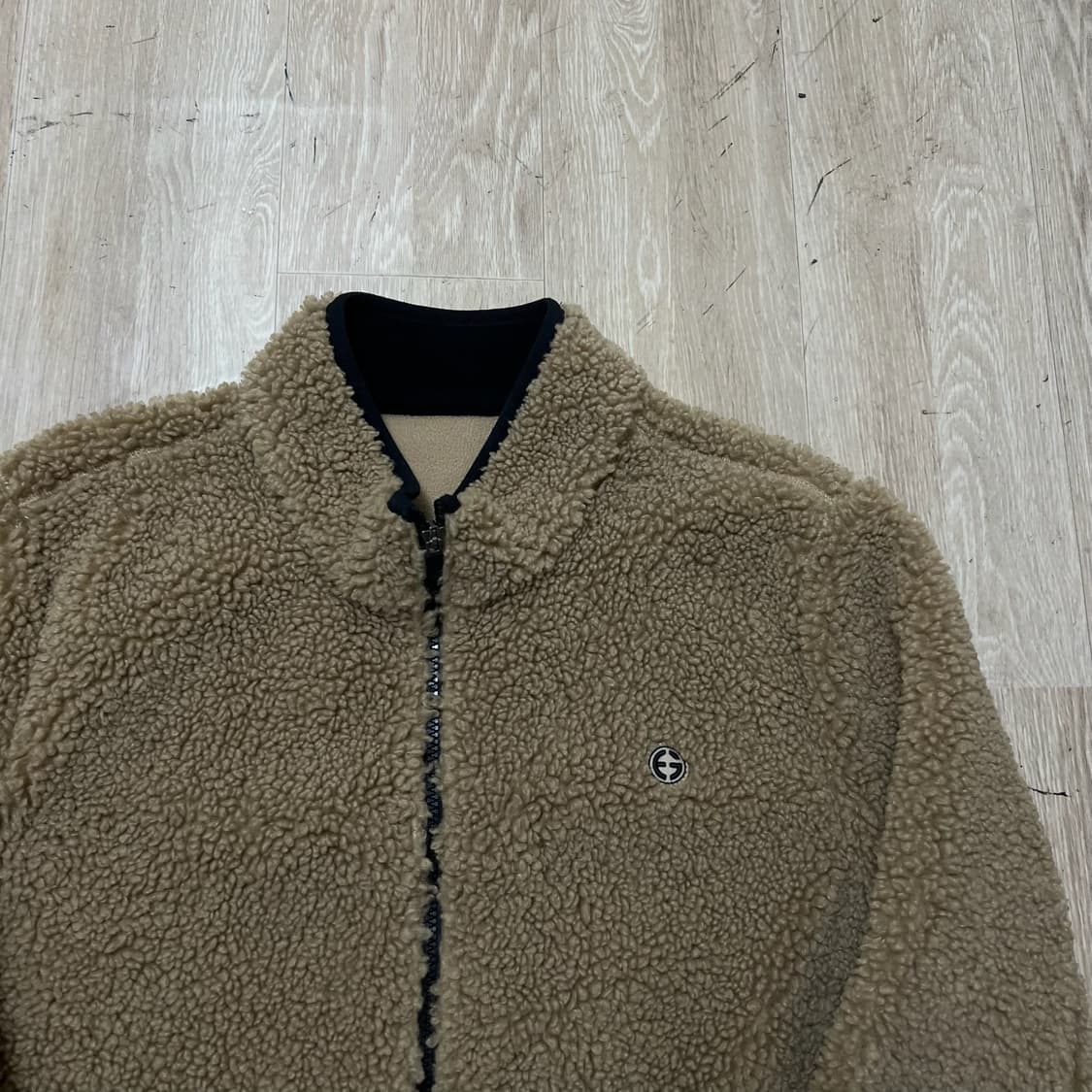 엘르 남성 골프웨어 양털 후리스 자켓 L/100  상품이미지2