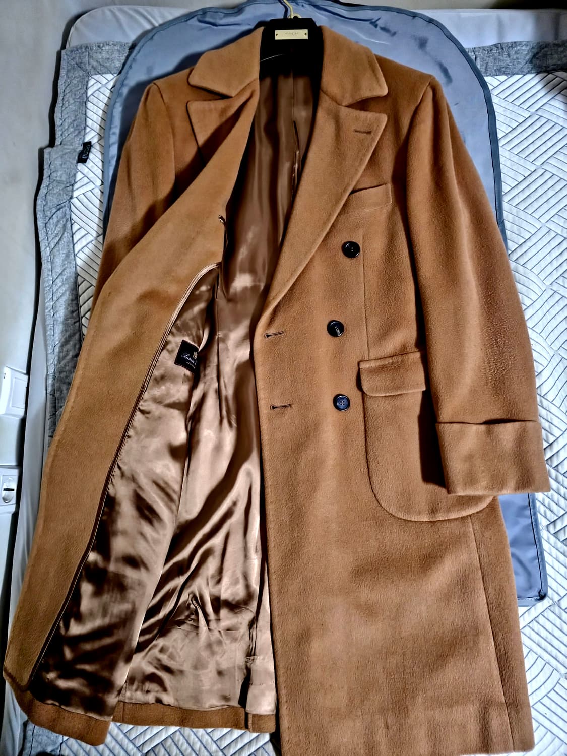 (강추👍)사르토리아 반니 비스포크 카멜 코트 상품이미지3