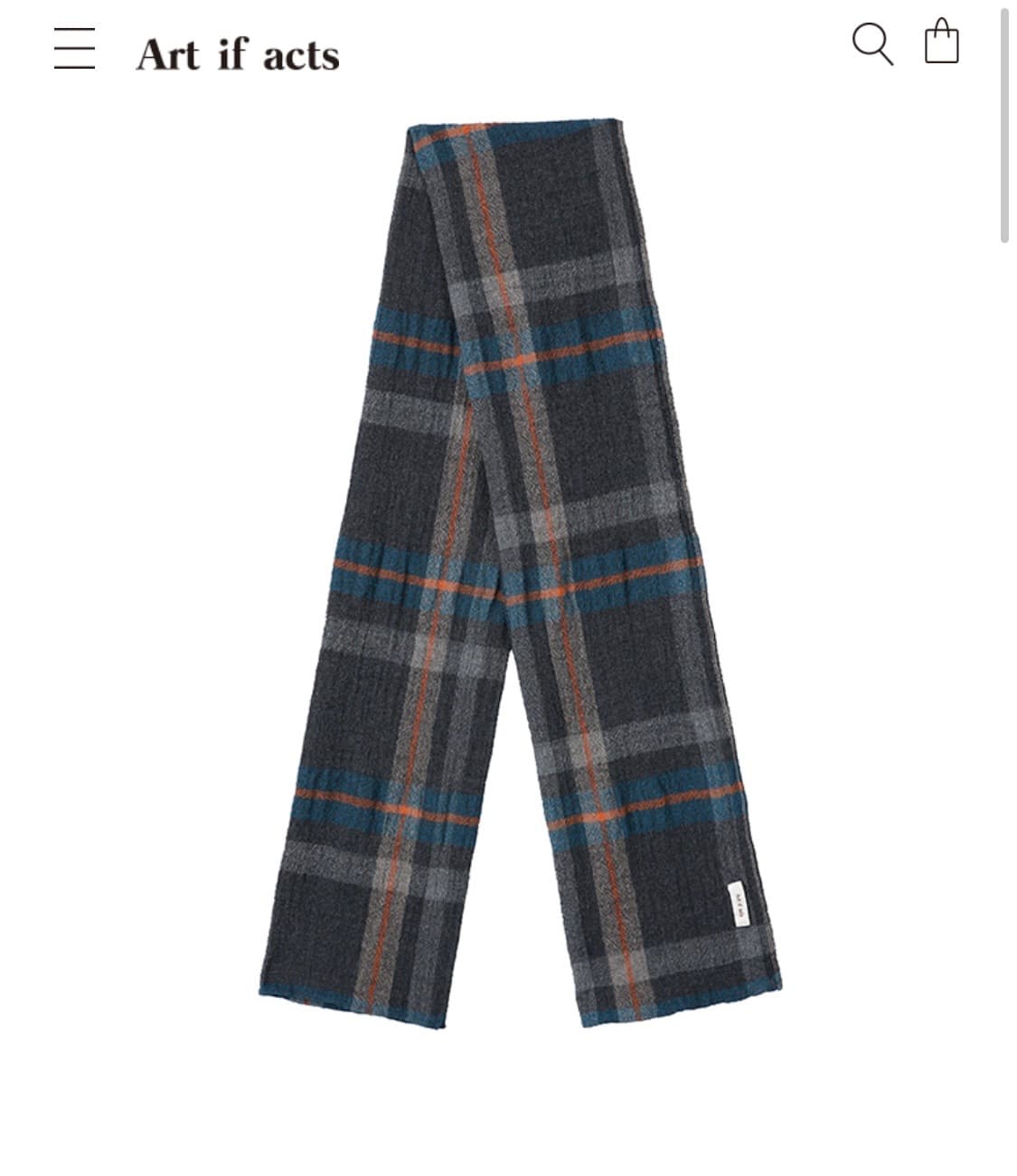 (구매) 아트이프액츠부클 울스카프  상품이미지1