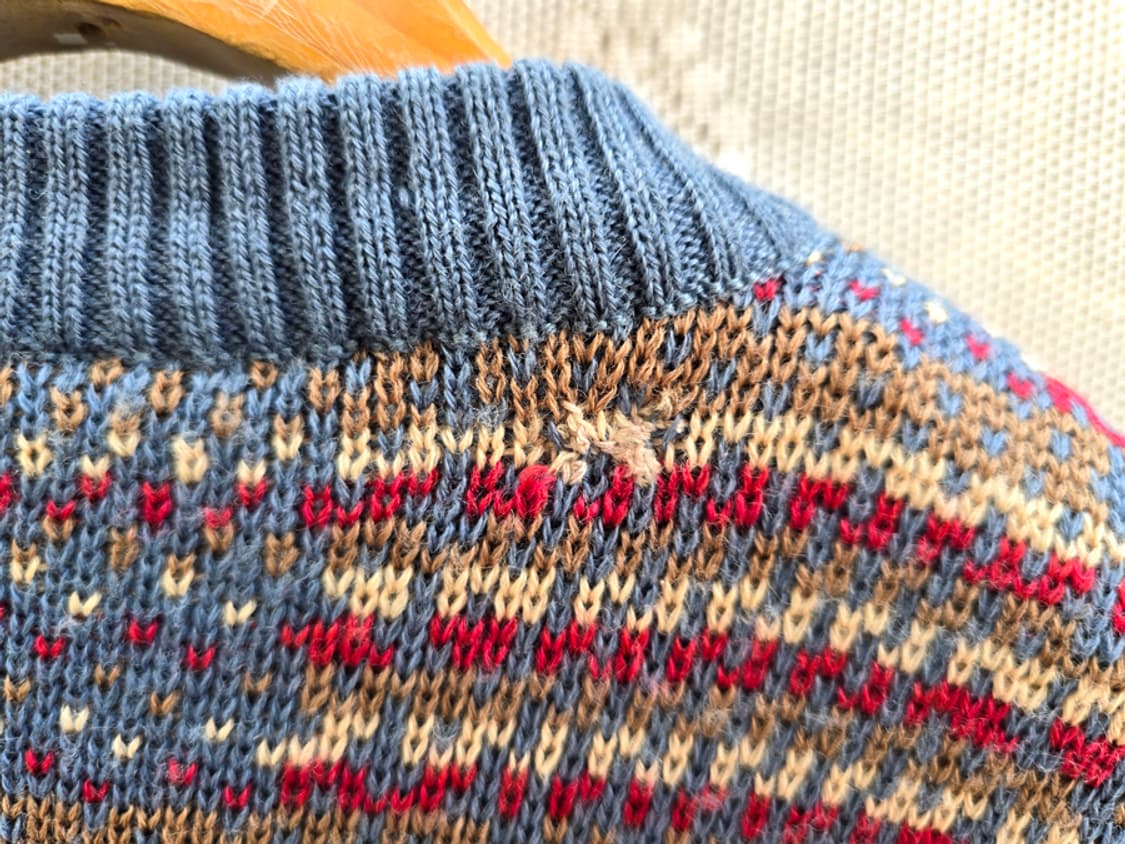 80s 영국산 풀집업 니트 상품이미지6