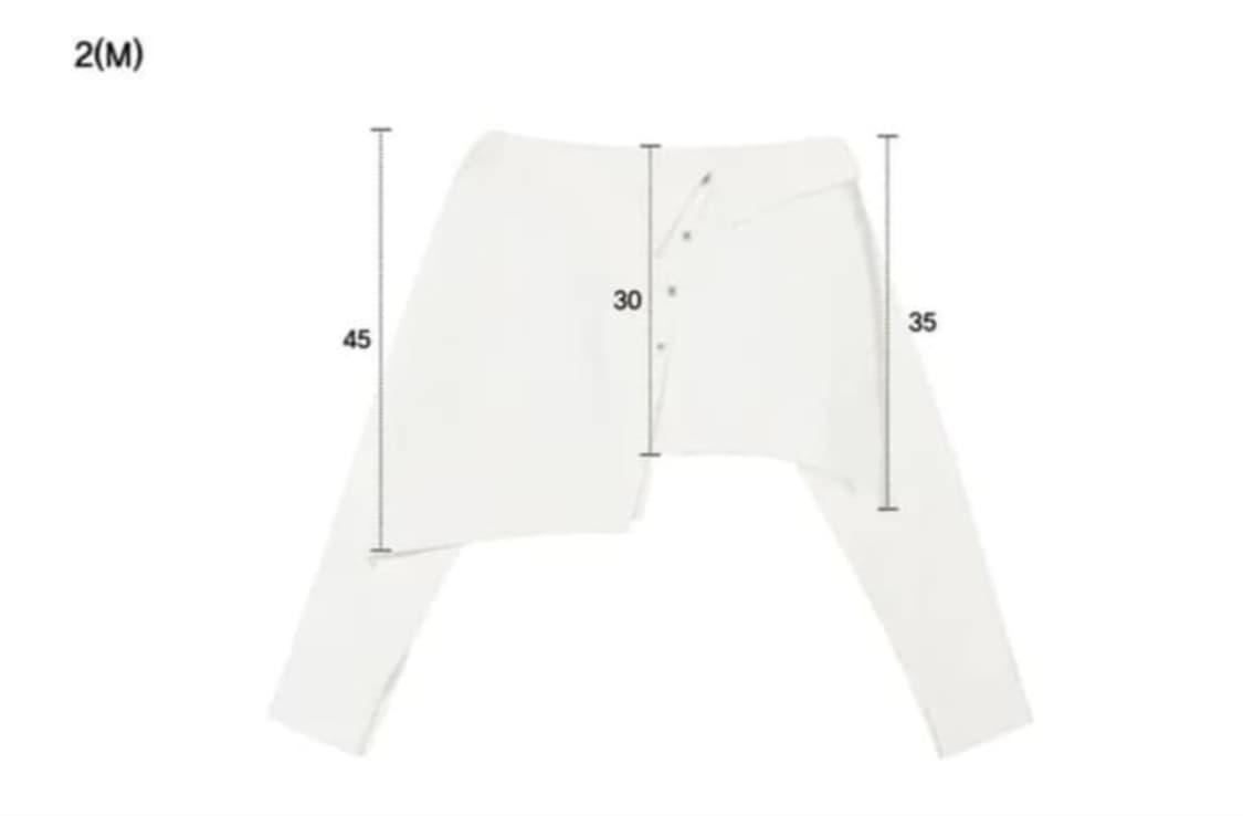 보헤미안서울 보헴서 언발란스 셔츠 스커트 그레이 M 상품이미지4