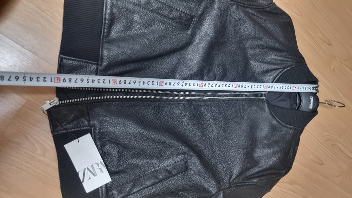 자라 블랙 레더 봄버 자켓 L 새상품 상품이미지5