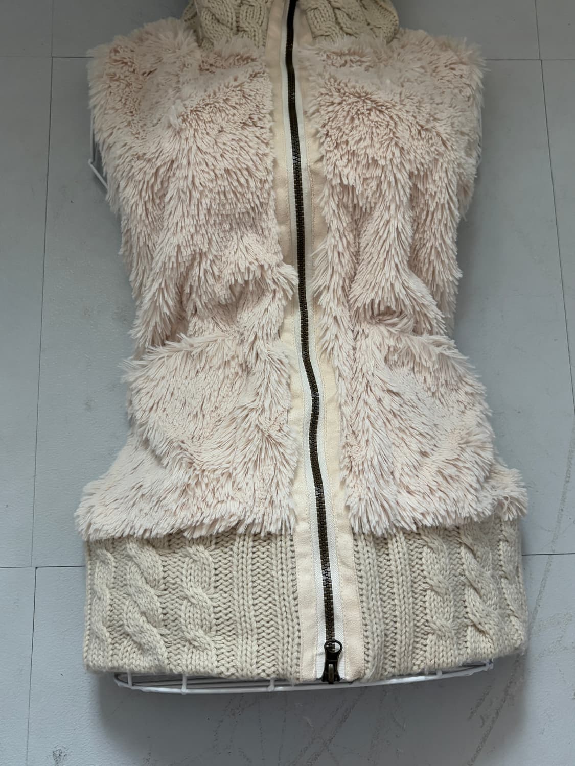 • Ivory Two-Way Fur Vest  상품이미지6