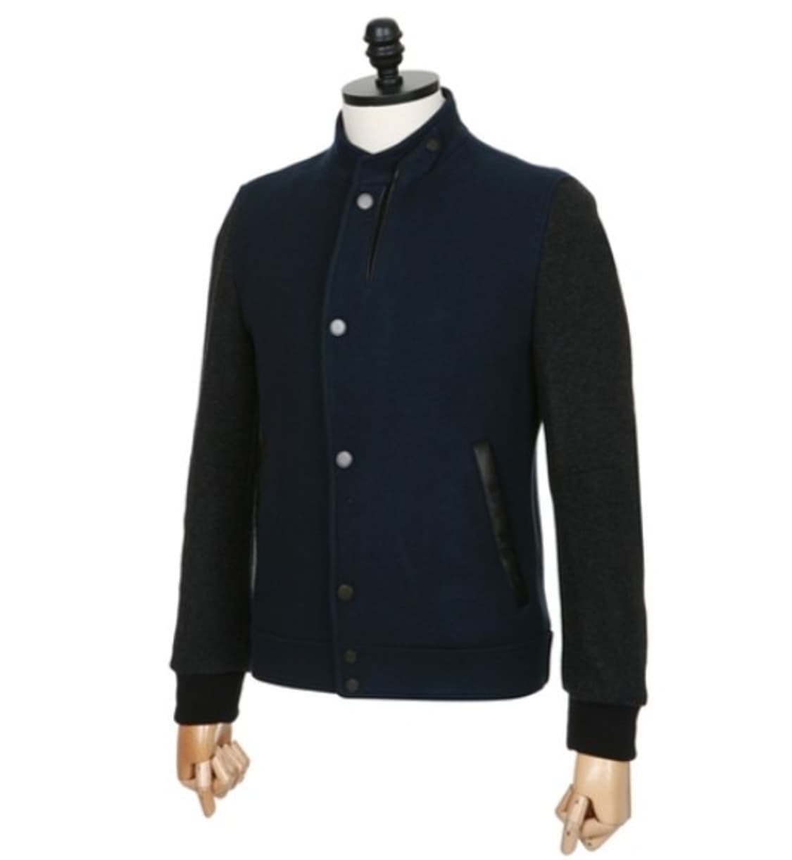 질스튜어트 뉴욕 가죽 스타디움 봄버 자켓 상품이미지1