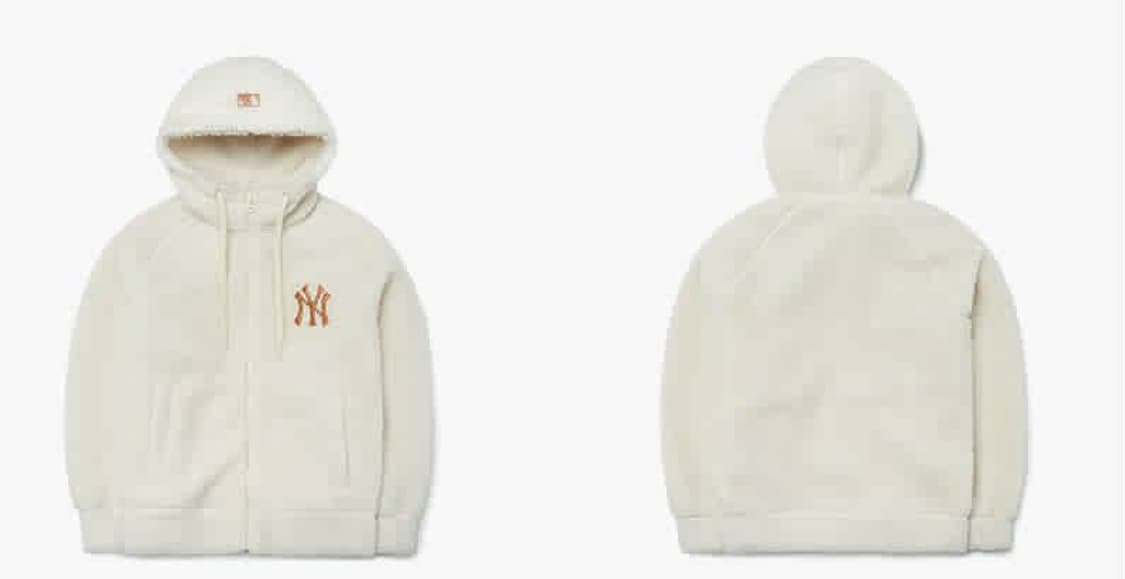 MLB 뽀글이 아이보리 상품이미지1