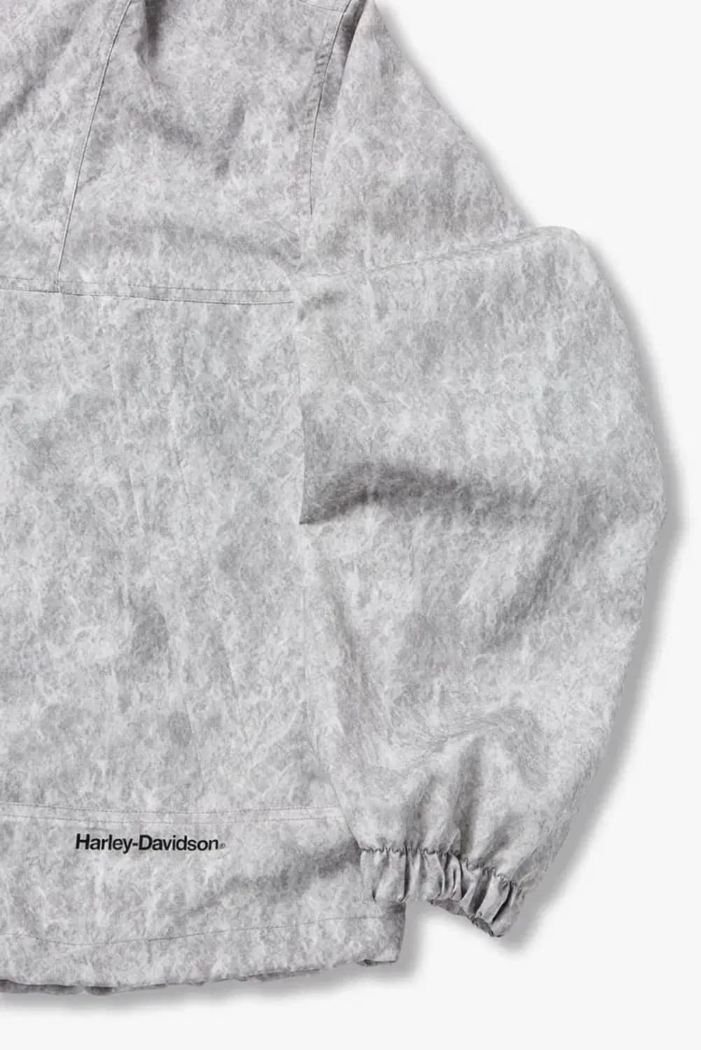 [새제품/L] 할리데이비슨 윈드브레이커 자켓 - 라이트 그레이 상품이미지8