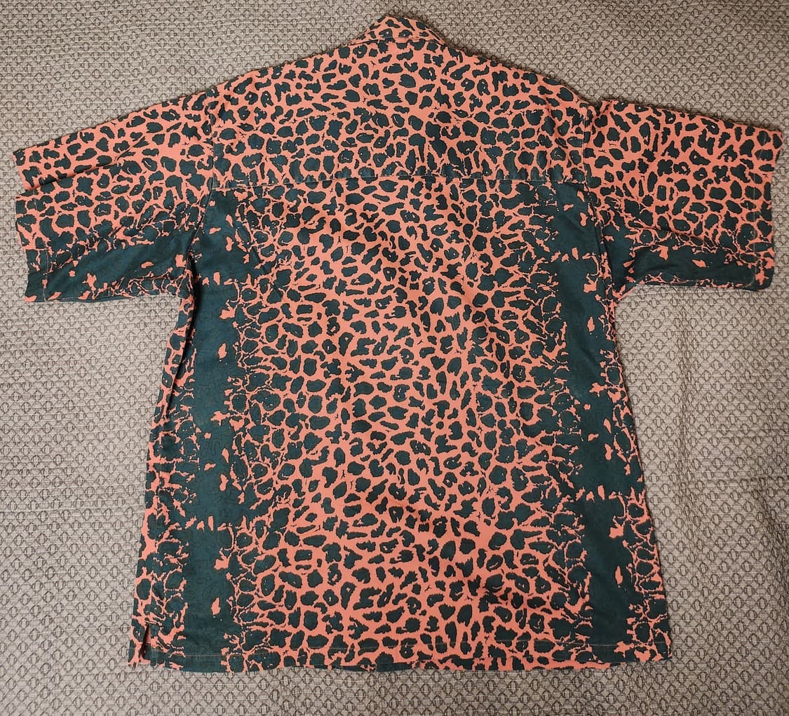 더블탭스WTAPS/레오파드 프린트 버건디 셔츠/4size(XL) 상품이미지6
