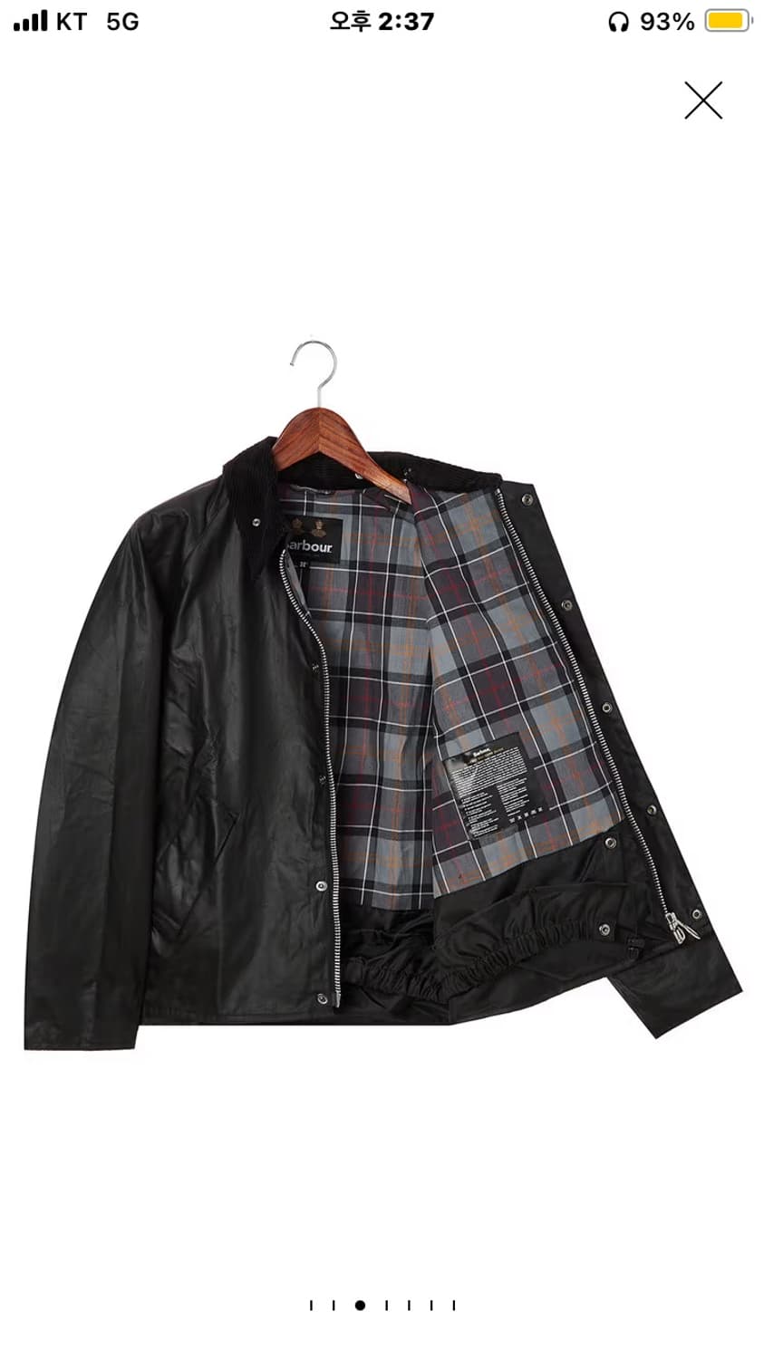 바버 트랜스포트 블랙 사이즈38(100) 상품이미지3