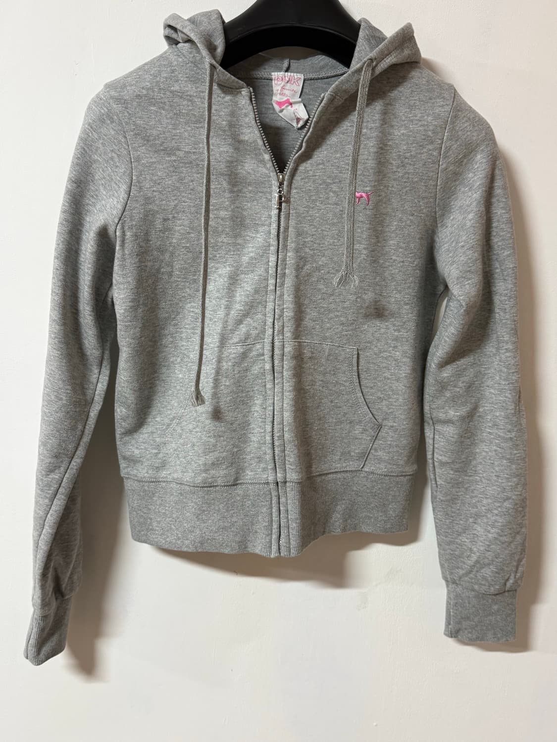 PINK 핑크 그레이 후드집업 세트 (상하의) 상품이미지3