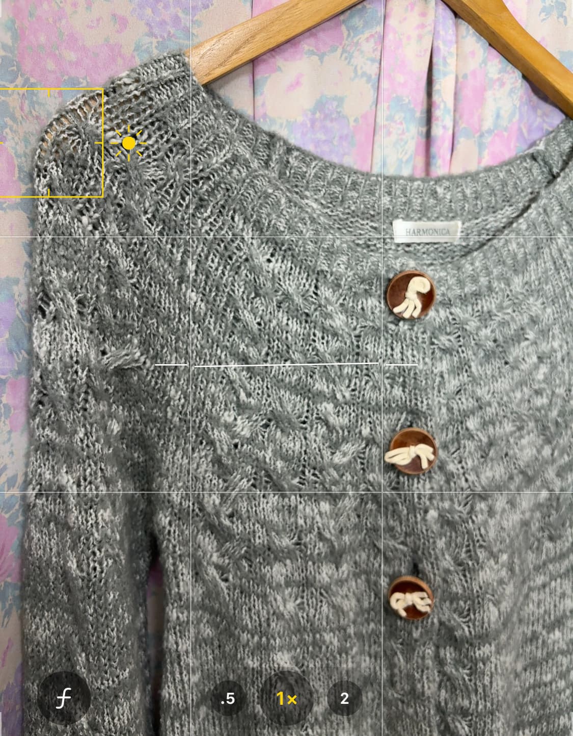 그레이 단추 포인트 가디건 상품이미지10