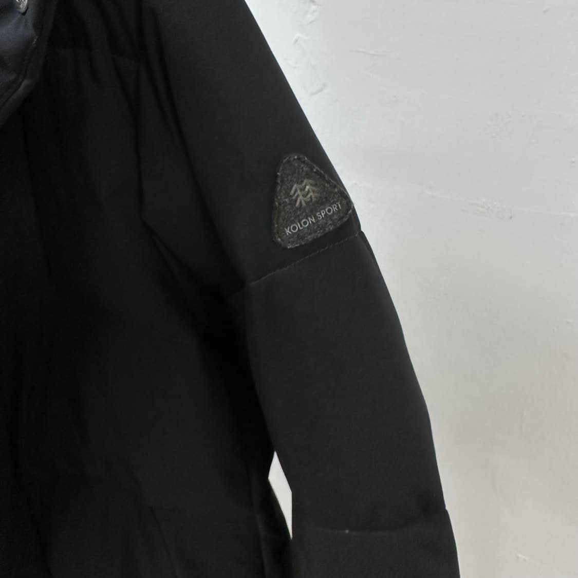 코오롱스포츠 여성 거위털 롱패딩 점퍼 블랙 90 JS20 상품이미지9