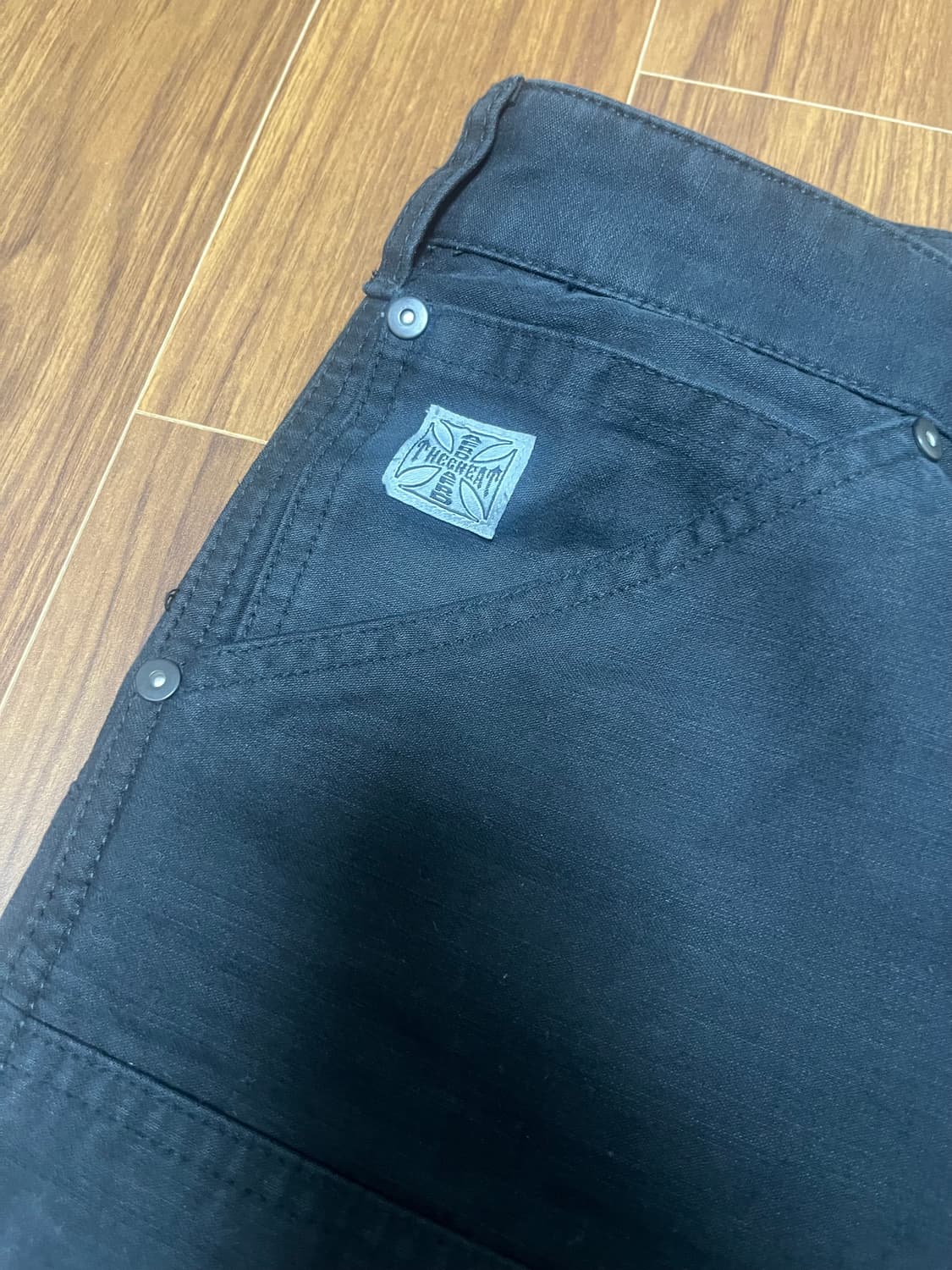 알프레드 더블니 블랙팬츠 상품이미지5