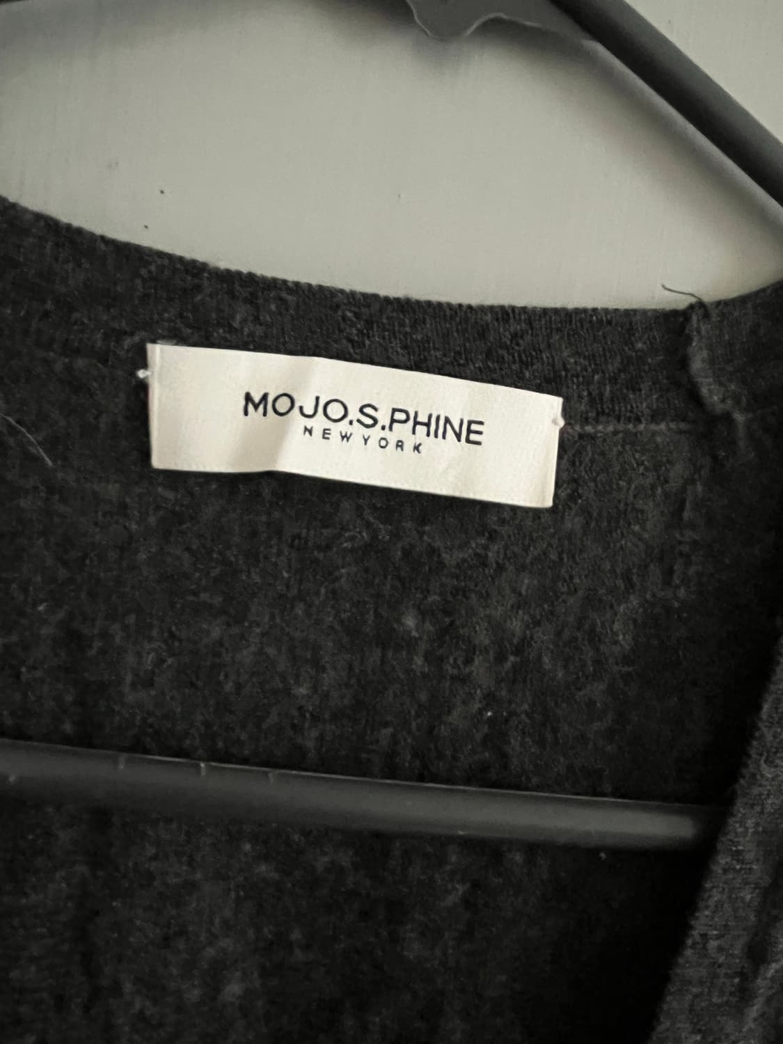 모조에스핀 캐시미어 프릴 가디건 95사이즈 상품이미지4