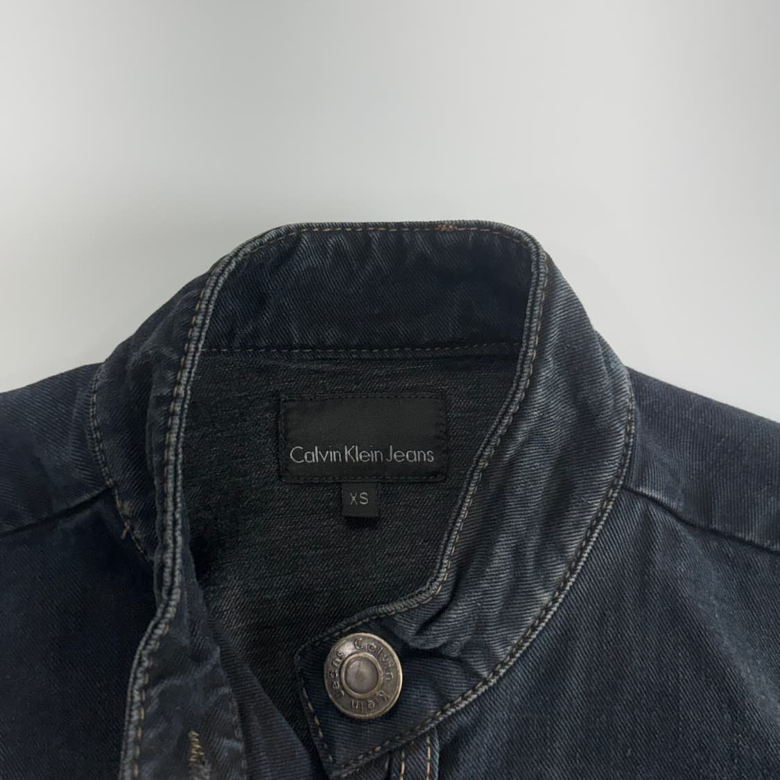 Calvin Klein 캘빈클라인 진스 네이비 데님 자켓 상품이미지5