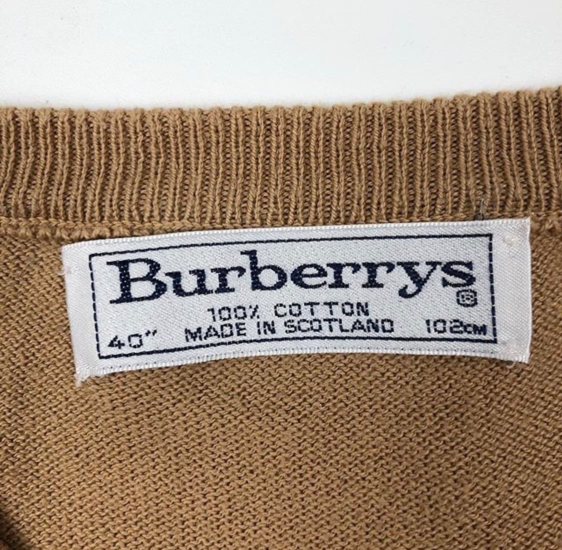 BURBERRY BEIGE CHECK KNIT 상품이미지2