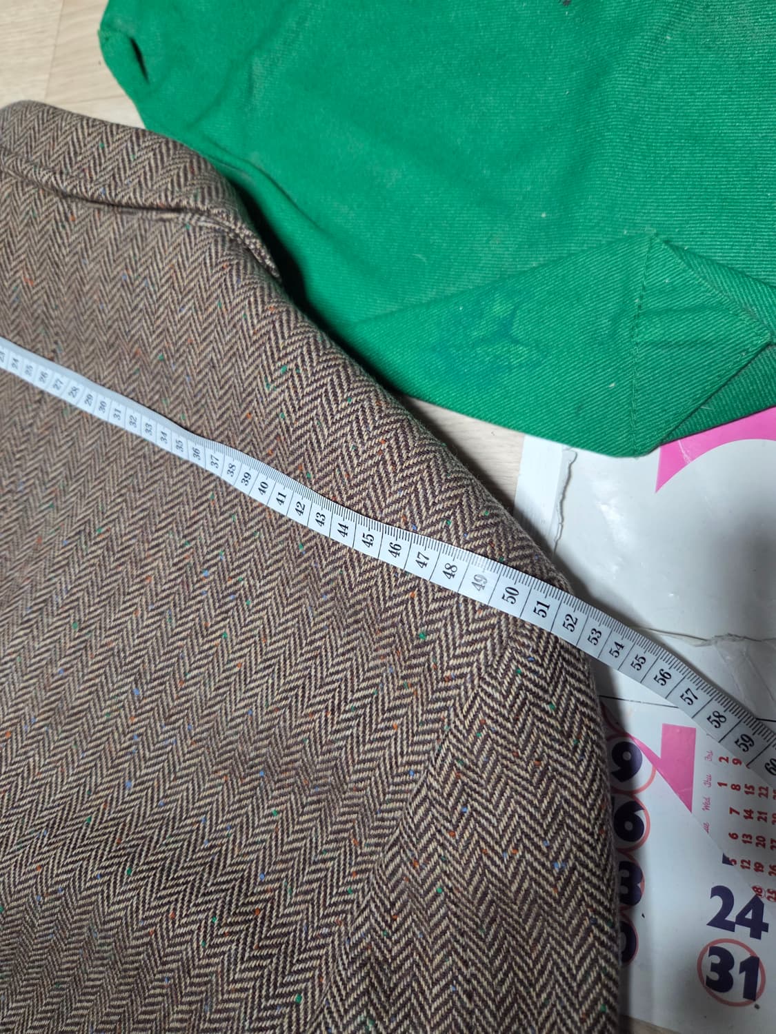 MAESTRO 캐시미어 헤링본 스포츠 코트 수트 자켓 블레이저 헌팅자켓 상품이미지8