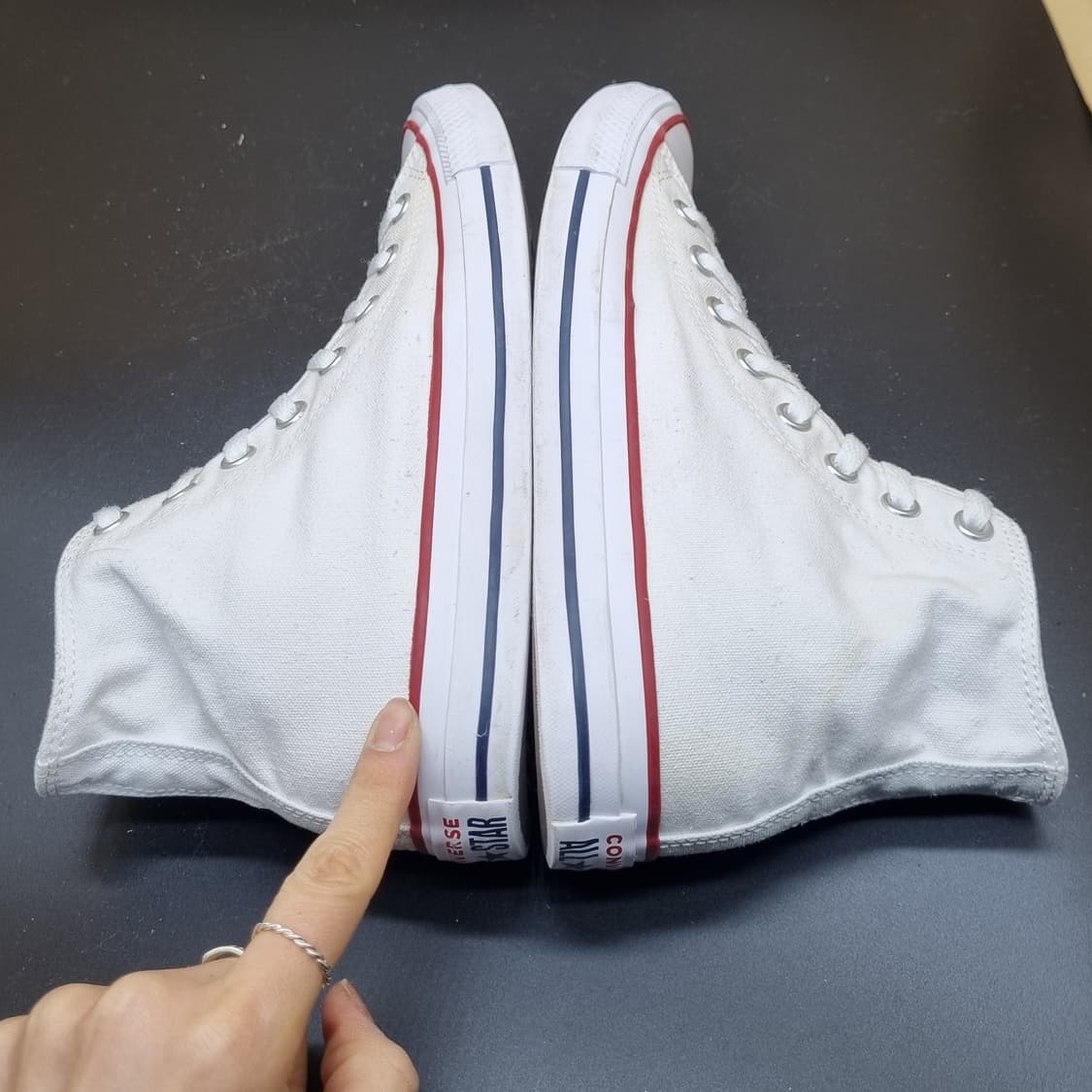 컨버스 척테일러 화이트 하이탑250 상품이미지5