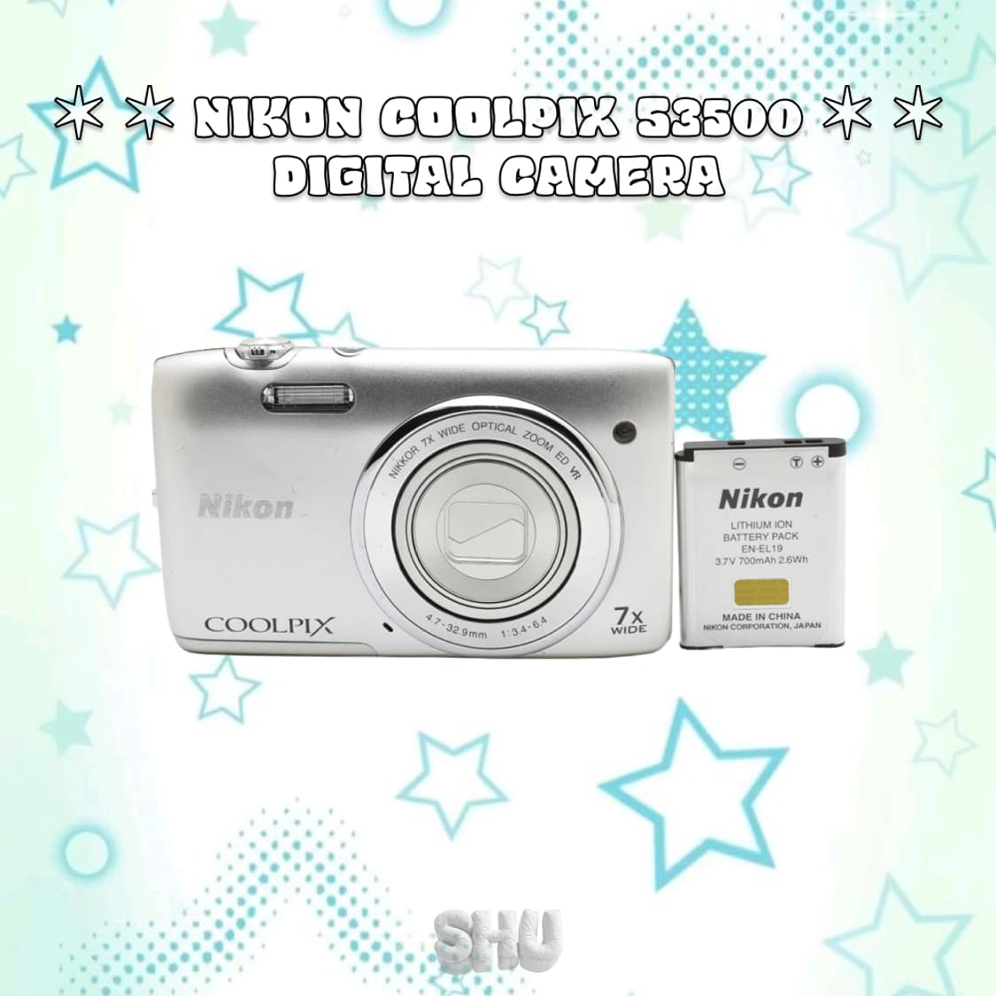 니콘 쿨픽스 S3500 빈티지 디카 실버  상품이미지2