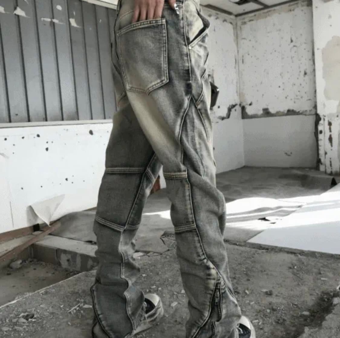 쿄이 grind zip cargo pants 블루 S 상품이미지1