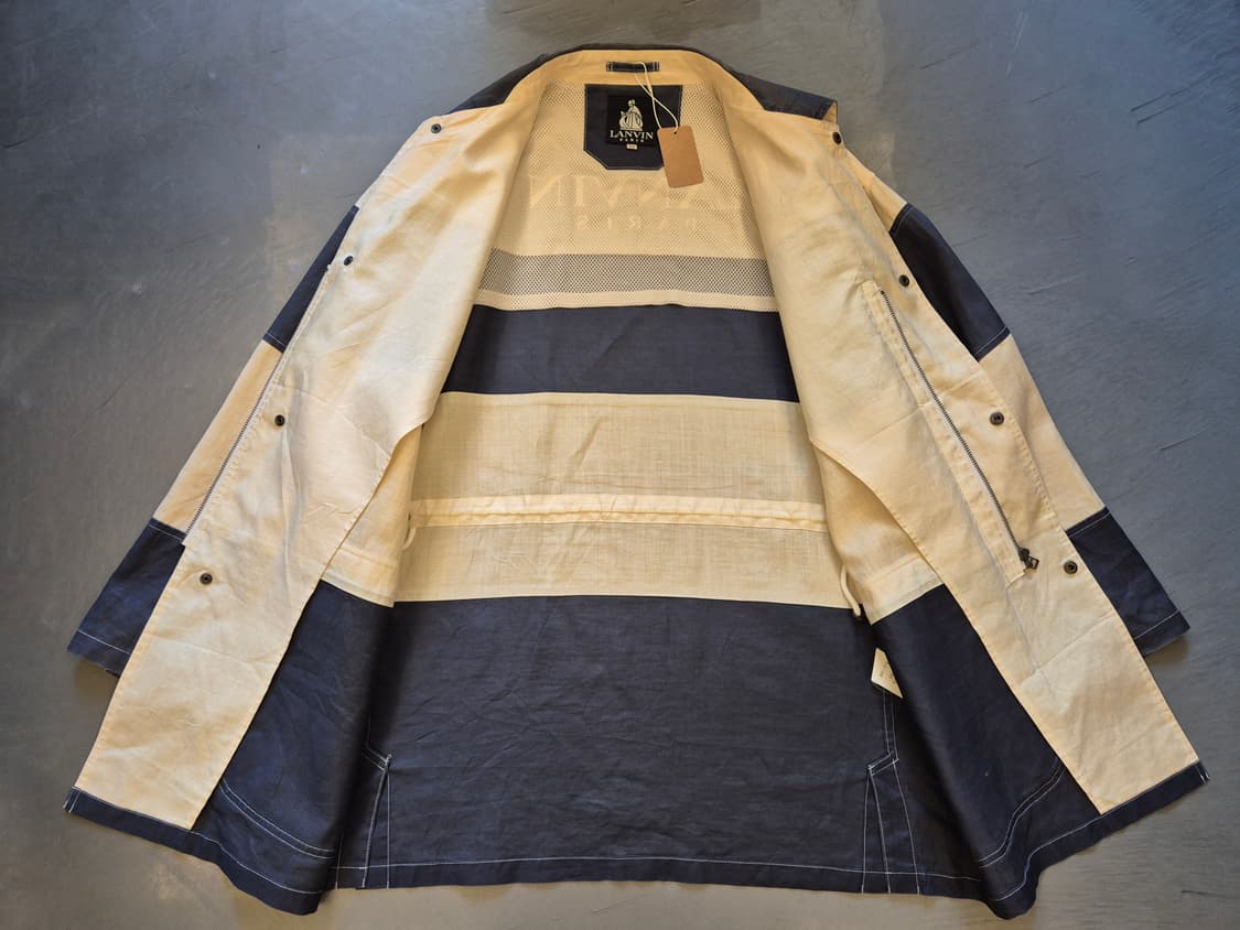 90s LANVIN MARINA LINEN JACKET 상품이미지5
