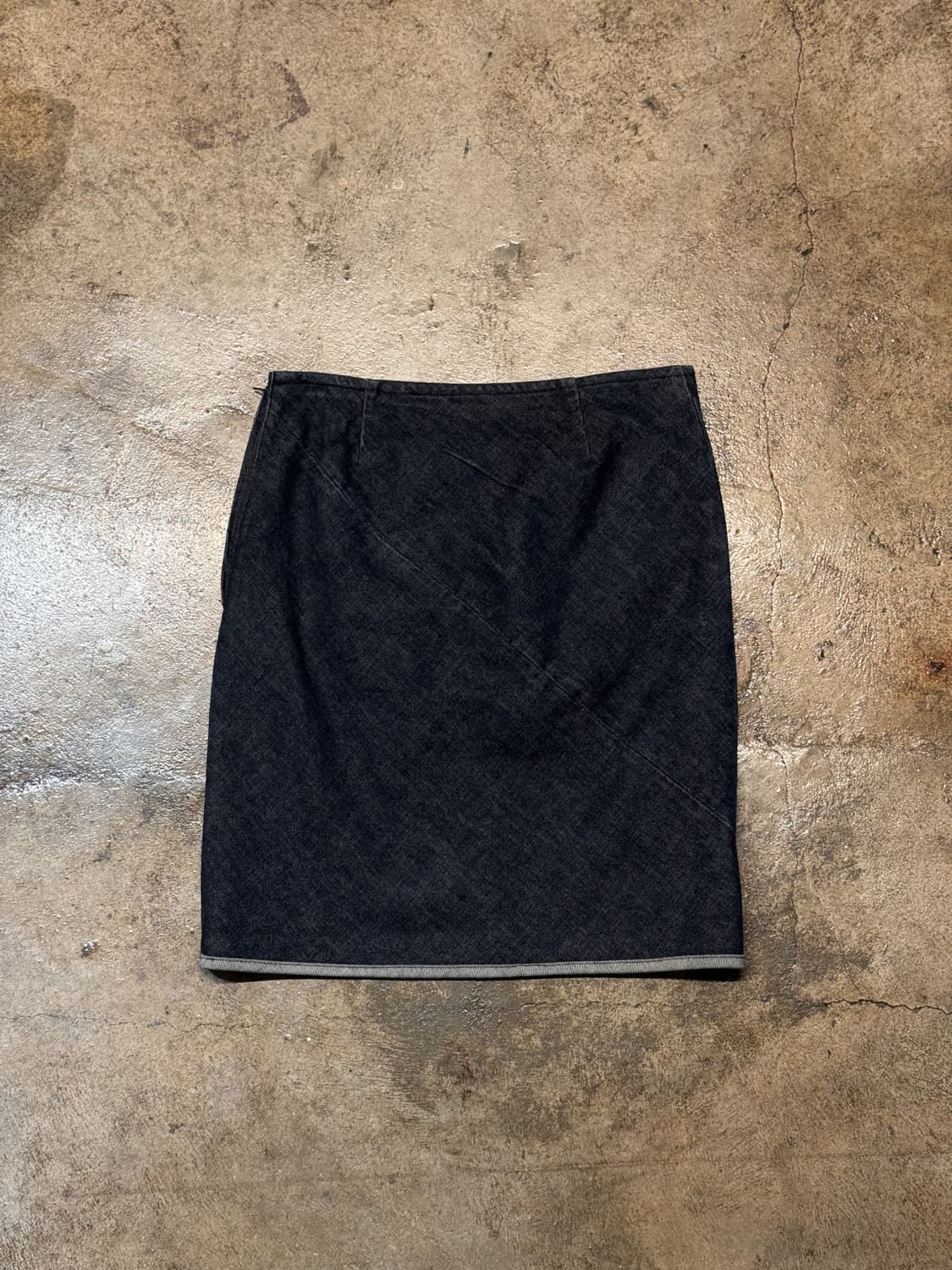 27-28inch ) HELMUT LANG Raw Denim Skirt 상품이미지4