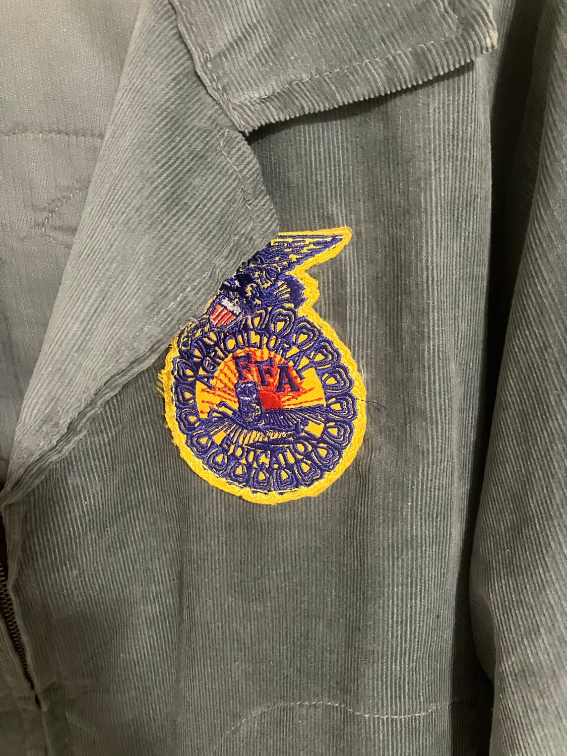 빈티지 FFA 코듀로이 자켓 펜실베니아 크롭핏 USA 농업클럽 자켓 상품이미지2