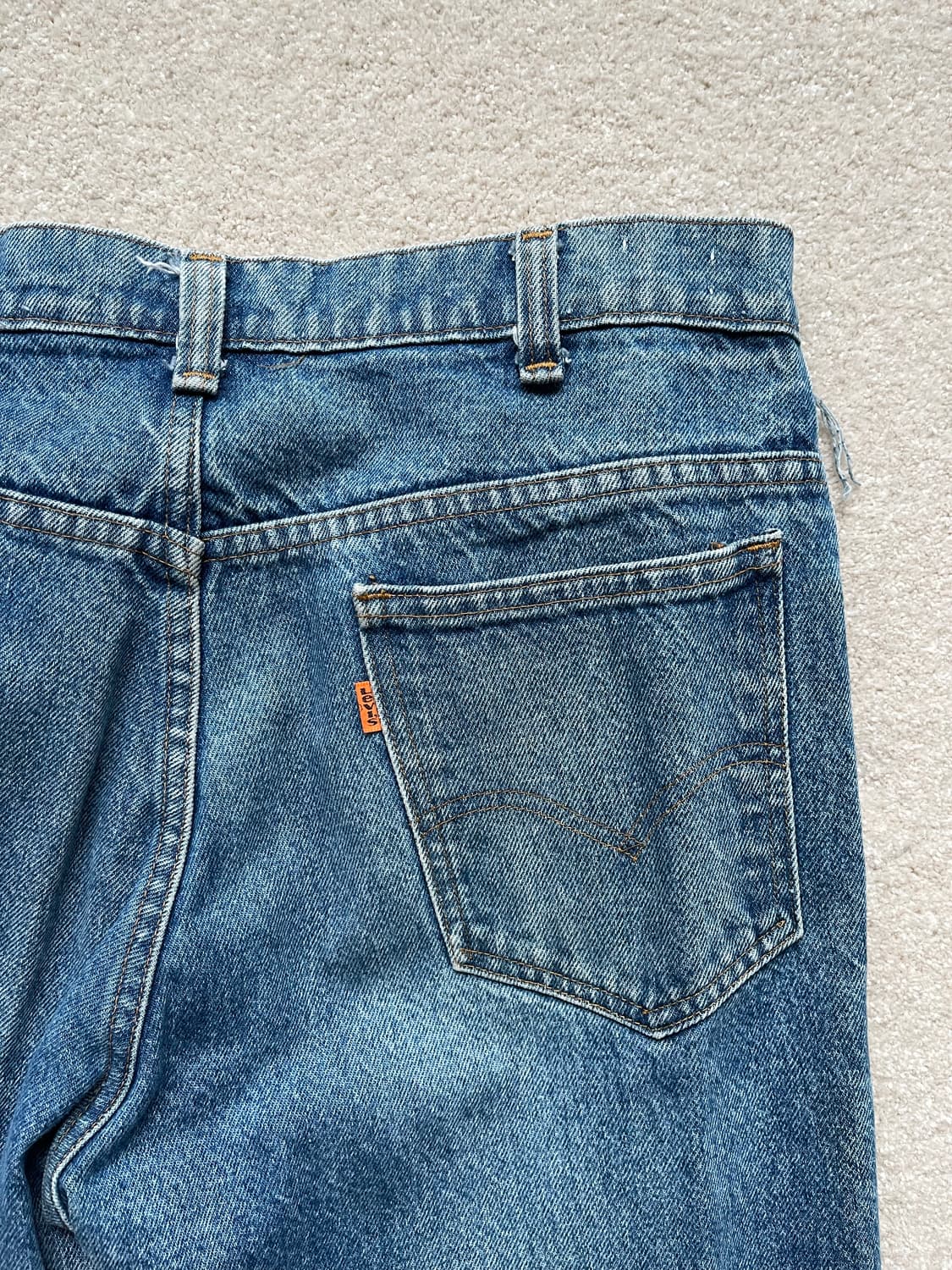 80s 오렌지탭 리바이스 646 벨바텀 (31-32) 상품이미지10