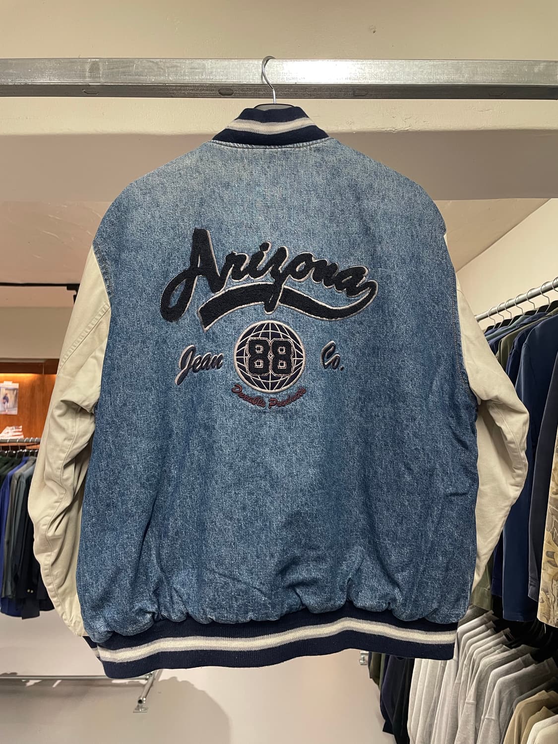 Vintage baseball denim jacket 상품이미지5