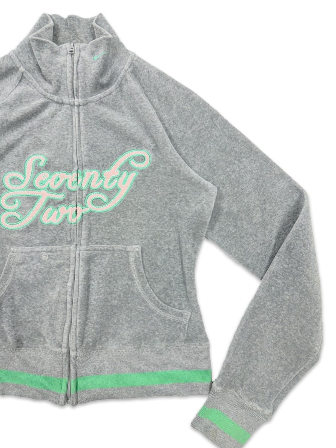 빈티지 나이키 그레이 레터링 슬림핏 집업 상품이미지5