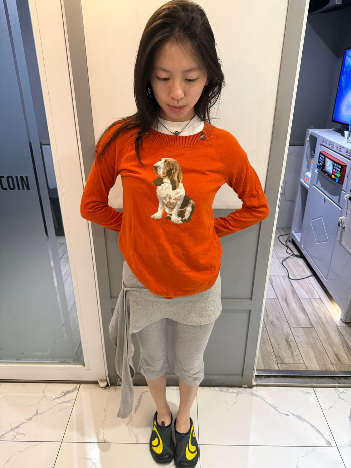 타미힐피거 오렌지 퍼피 롱슬리브 상품이미지1