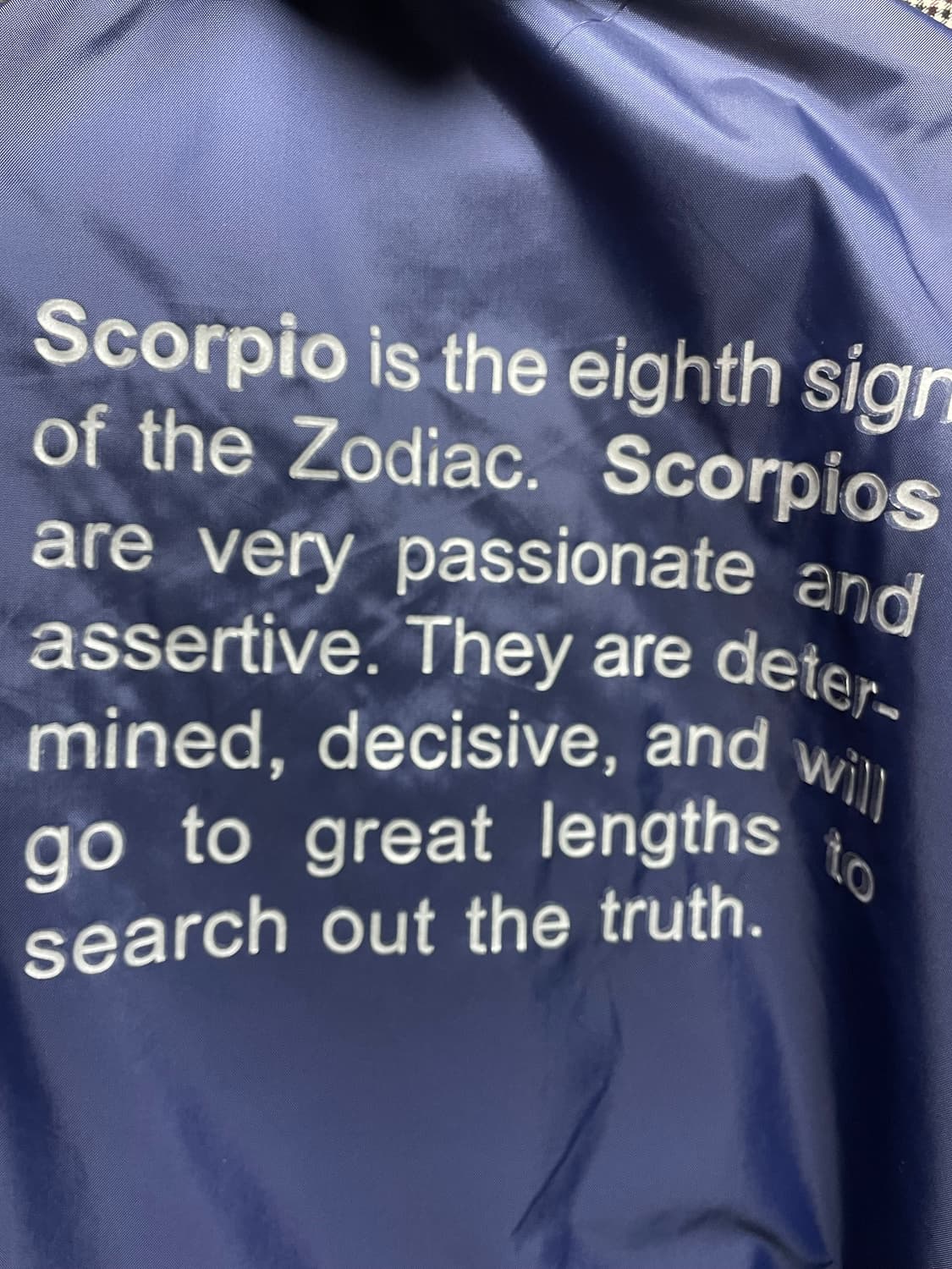 베트멍 별자리 레인코트 전갈자리 상품이미지1