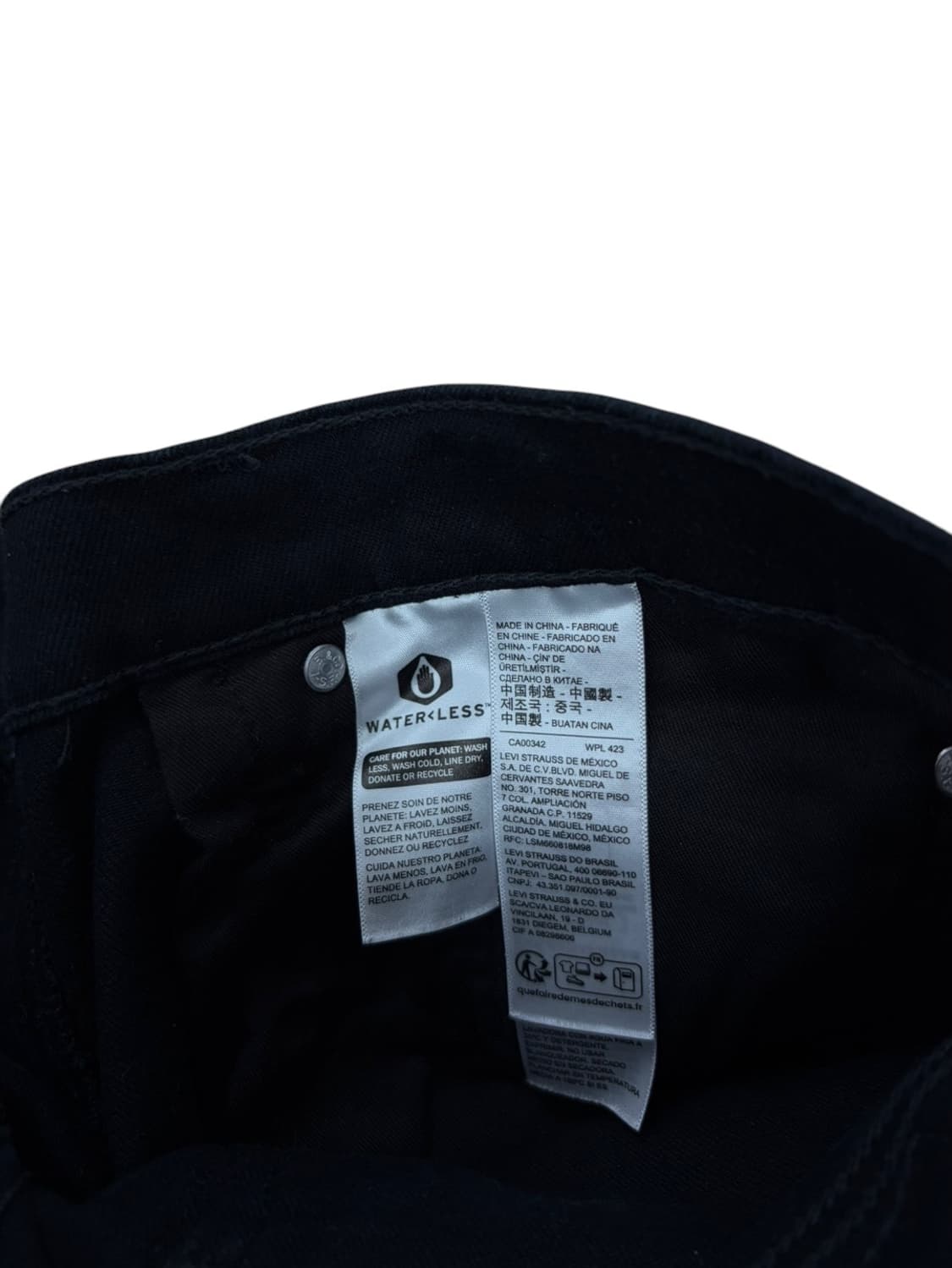 리바이스 511 블랙 데님팬츠 (34,블랙패치) 상품이미지7