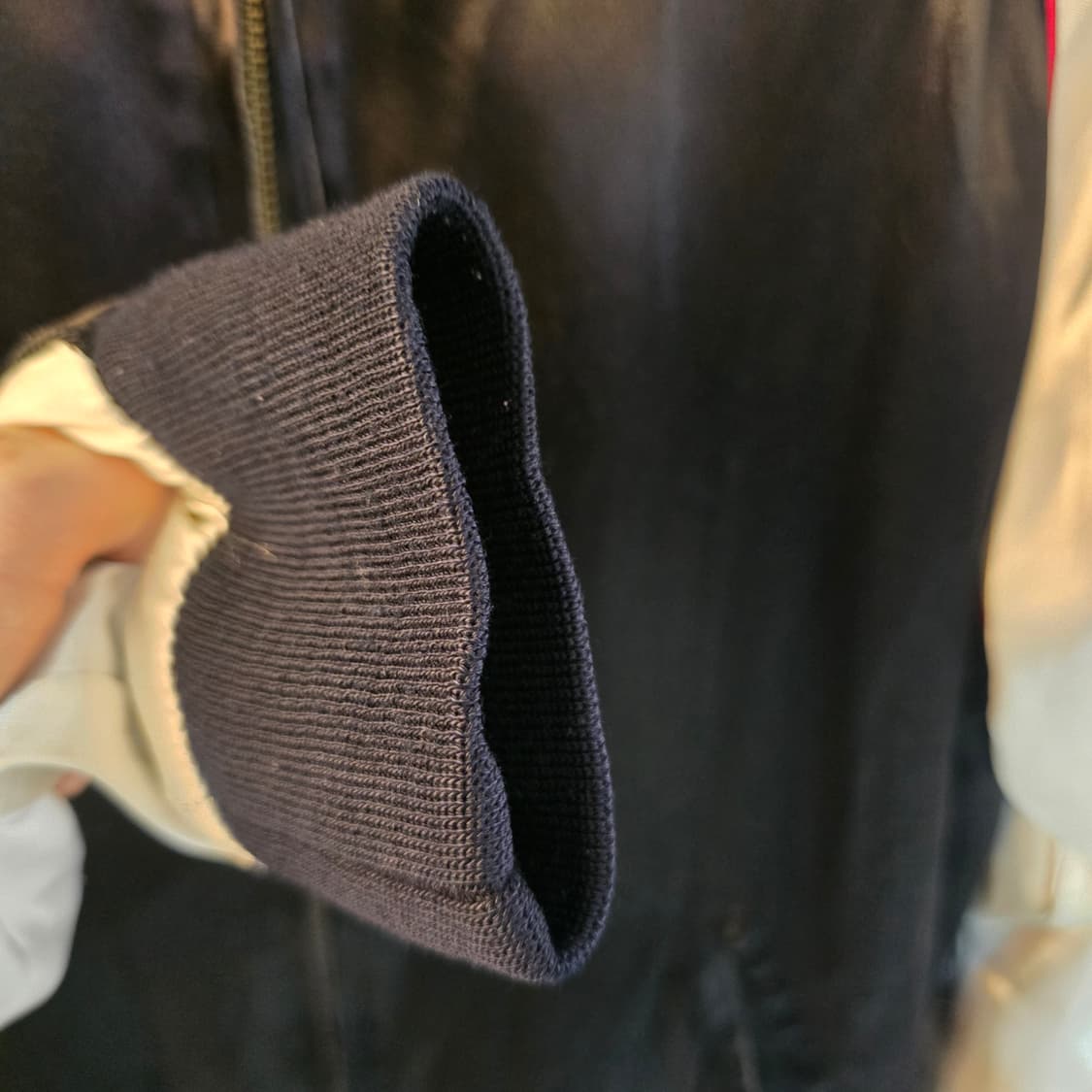 디아프바인 블랙힐즈 레오파드 안감 자켓 블랙 M 상품이미지8