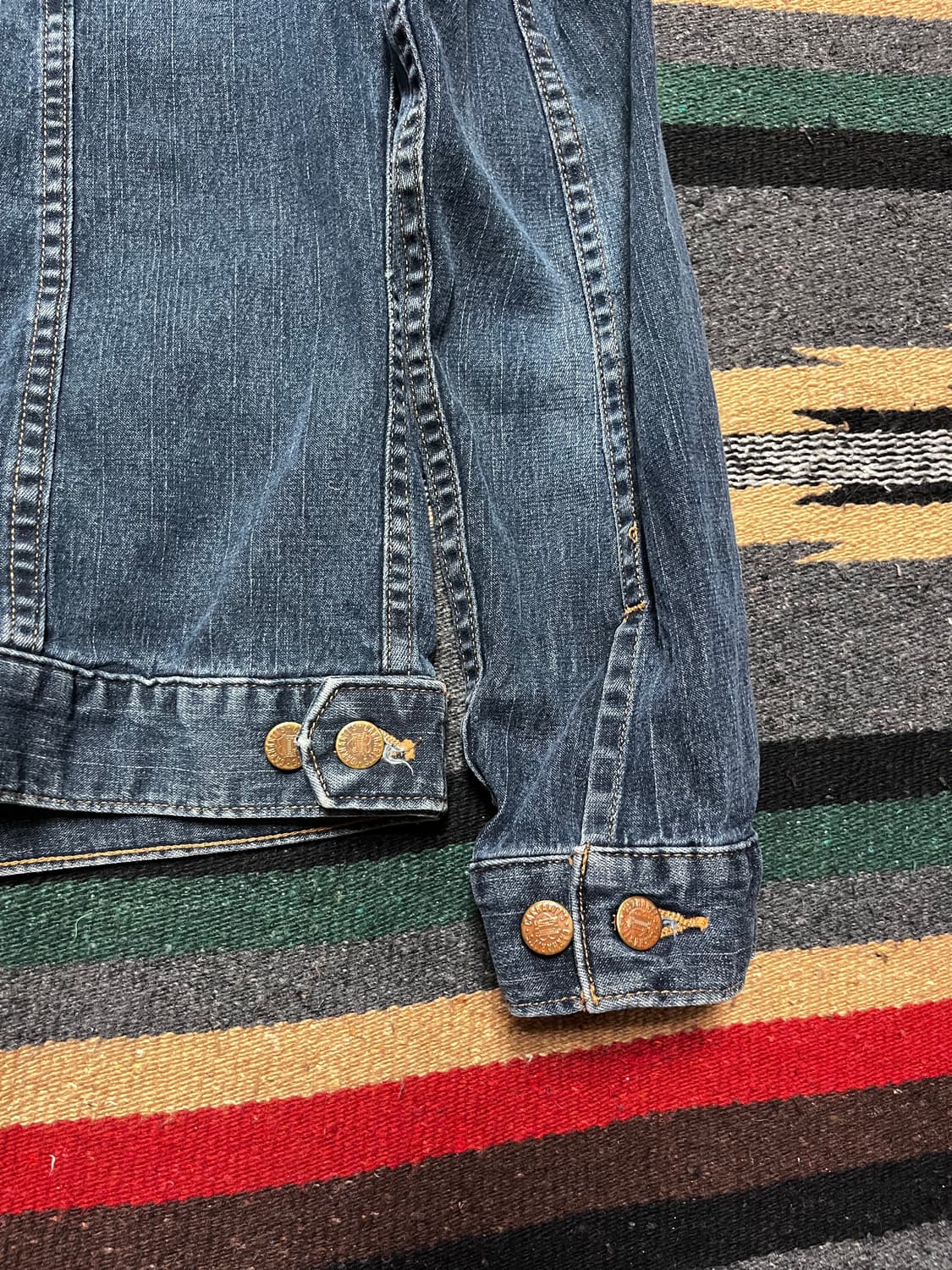 Carhartt heart button detroit denim jack 상품이미지6