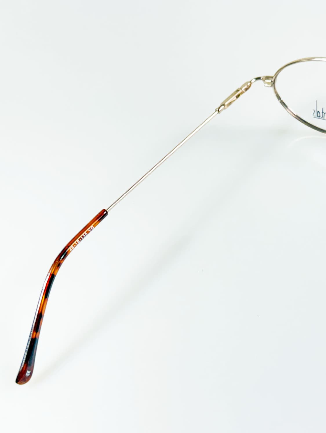 Fundamentals 골드 슬림 오벌 메탈 프레임 빈티지 안경 상품이미지8