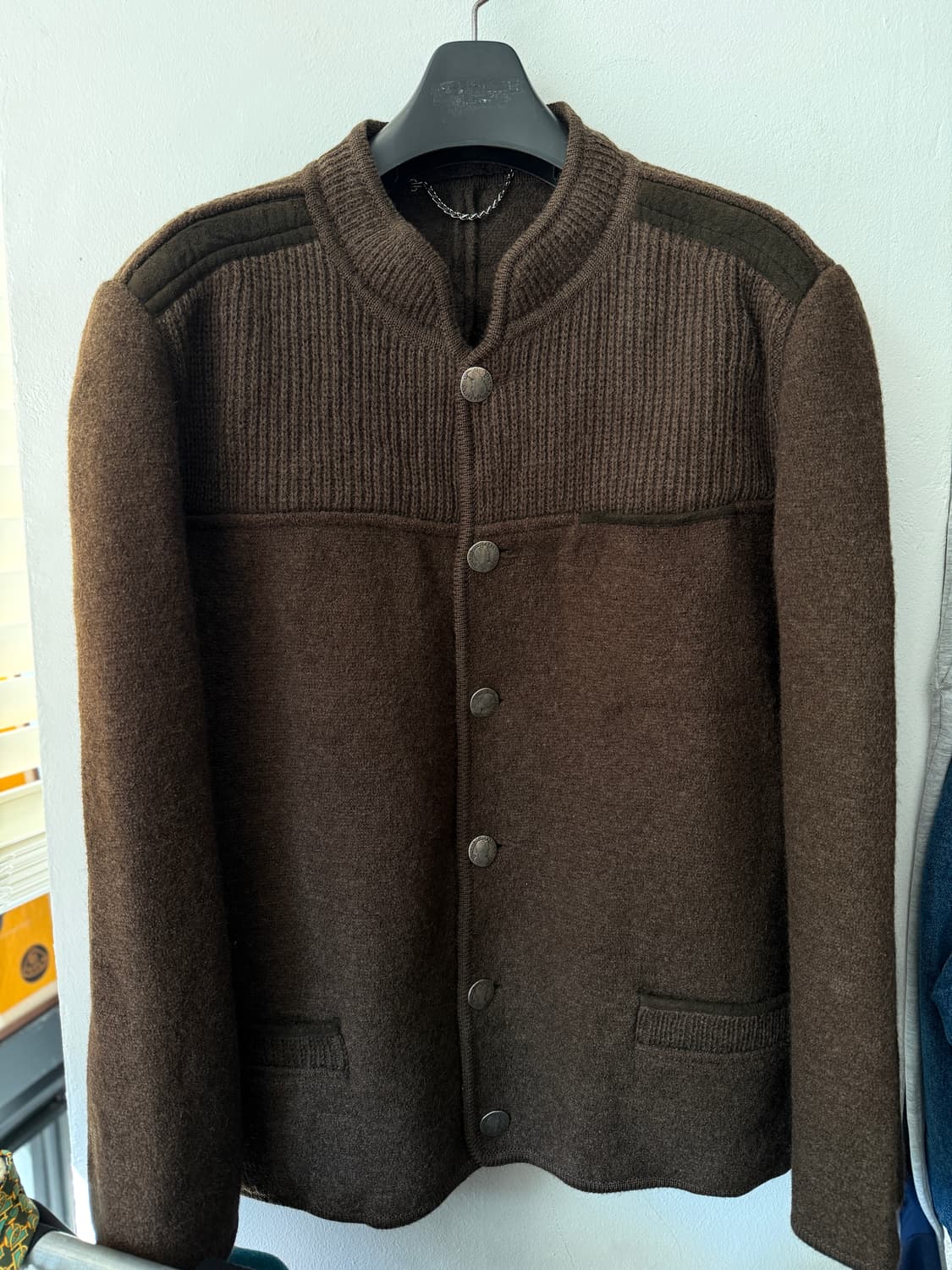 빈티지 울 오스트리아 브라운 트위드 자켓 L 상품이미지1