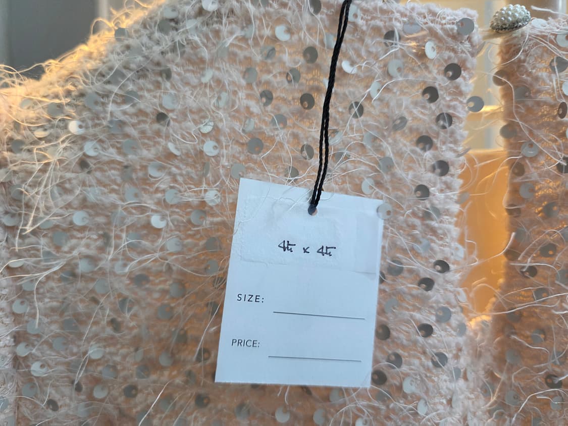 벌룻핏 스팽글 블라우스 상품이미지8