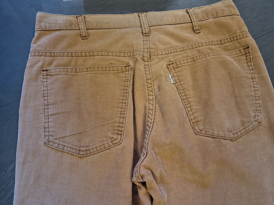70s Levi's 646 벨바텀 코듀로이 부츠컷 팬츠 상품이미지4
