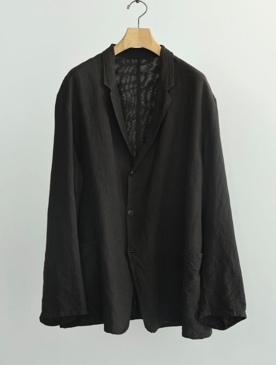 [2] COMOLI 코모리 26SS 실크 코튼 재킷 브라운 상품이미지1