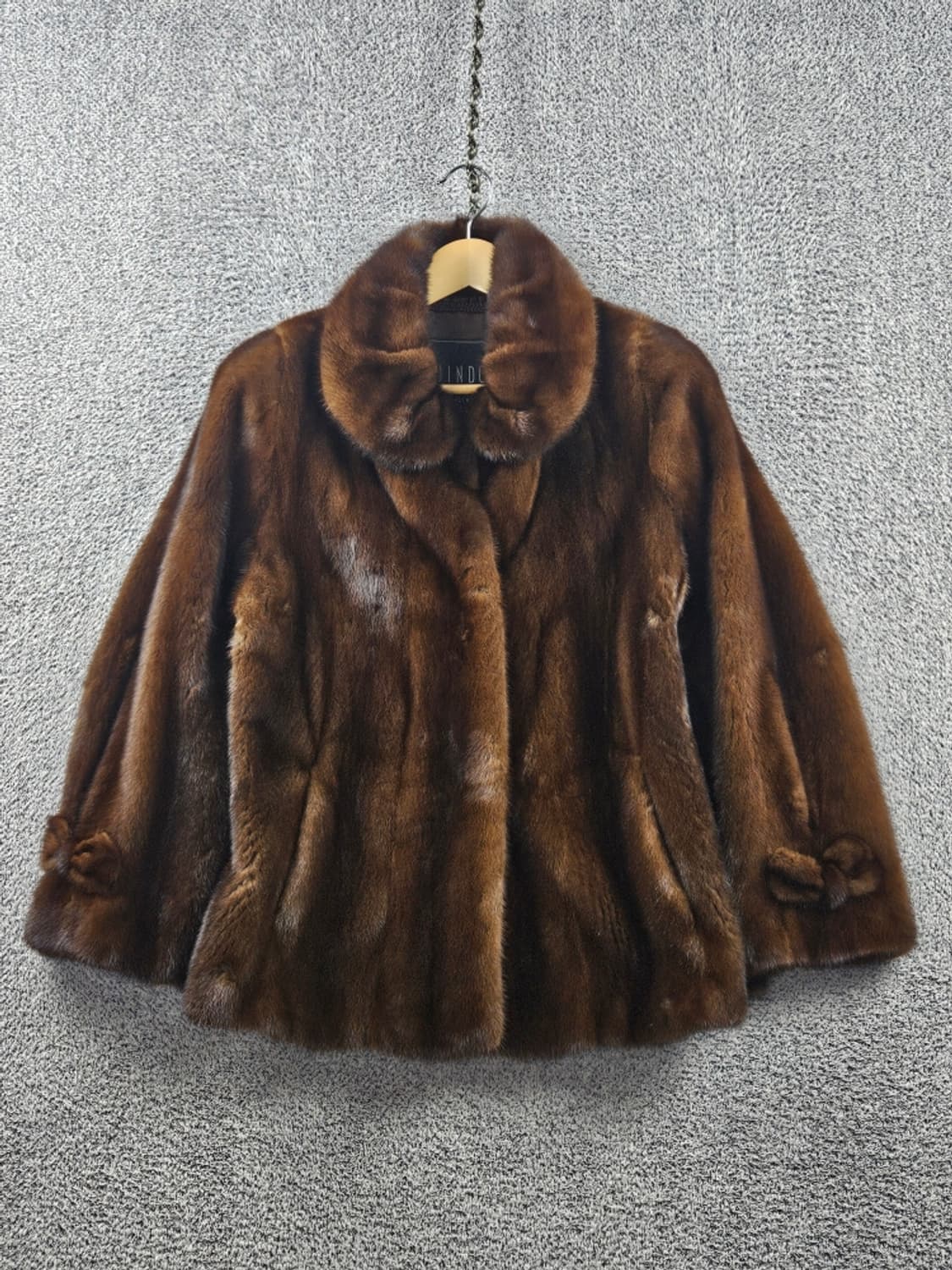 진도 모피 사가 밍크 하프 코트 자켓 ( 상세설명참조 ) / 10917 상품이미지1