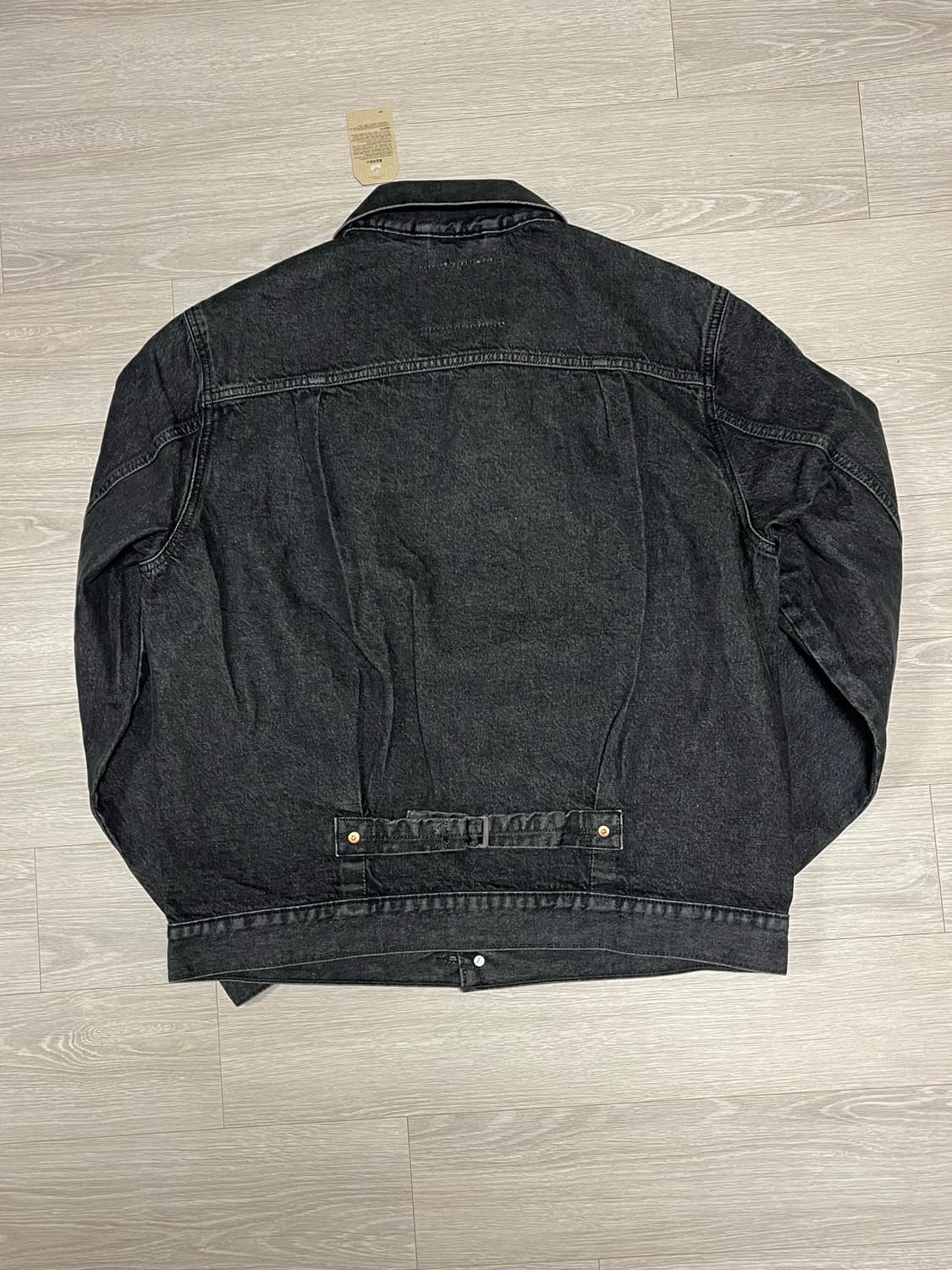 (새상품) 리바이스 프리미엄 라인 타입1 1세대 블랙 데님 트러커 자켓 상품이미지5