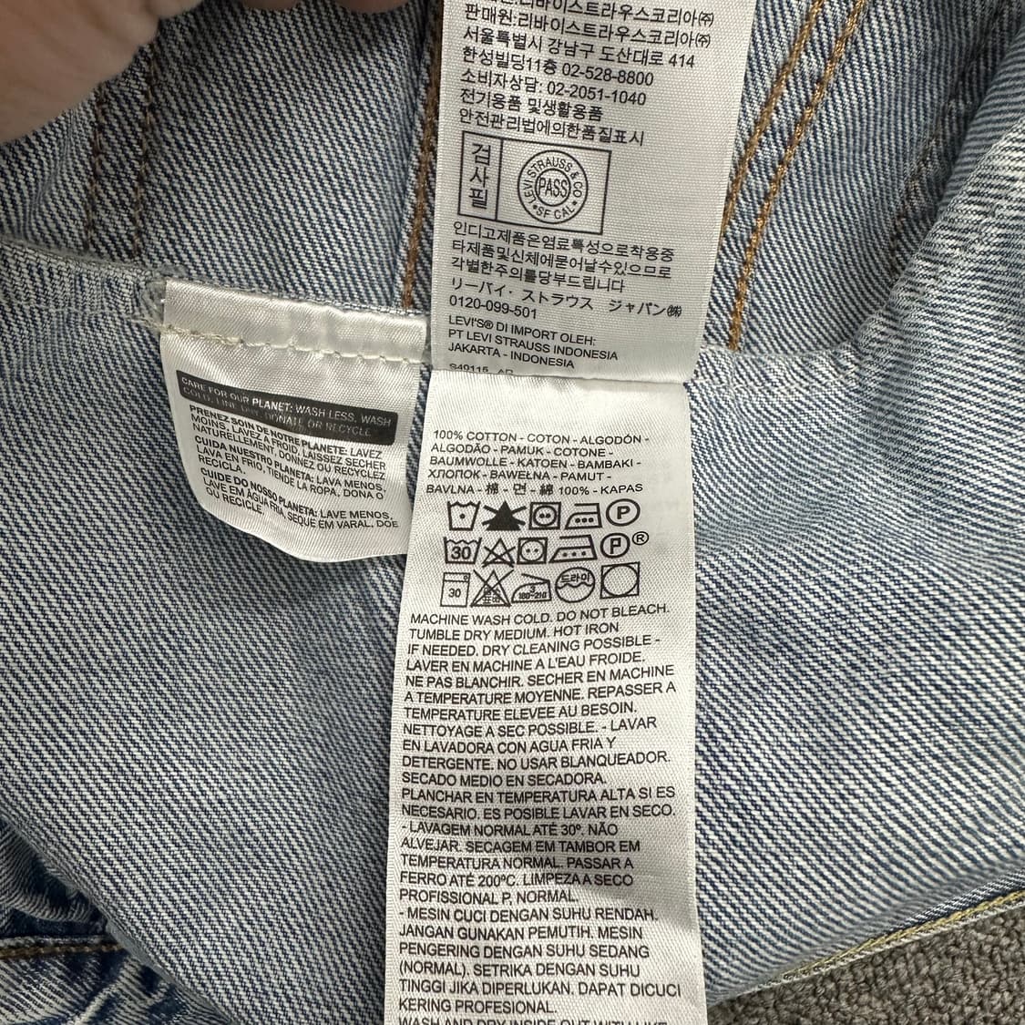 리바이스 2세대 투핸드 데님자켓 상품이미지5