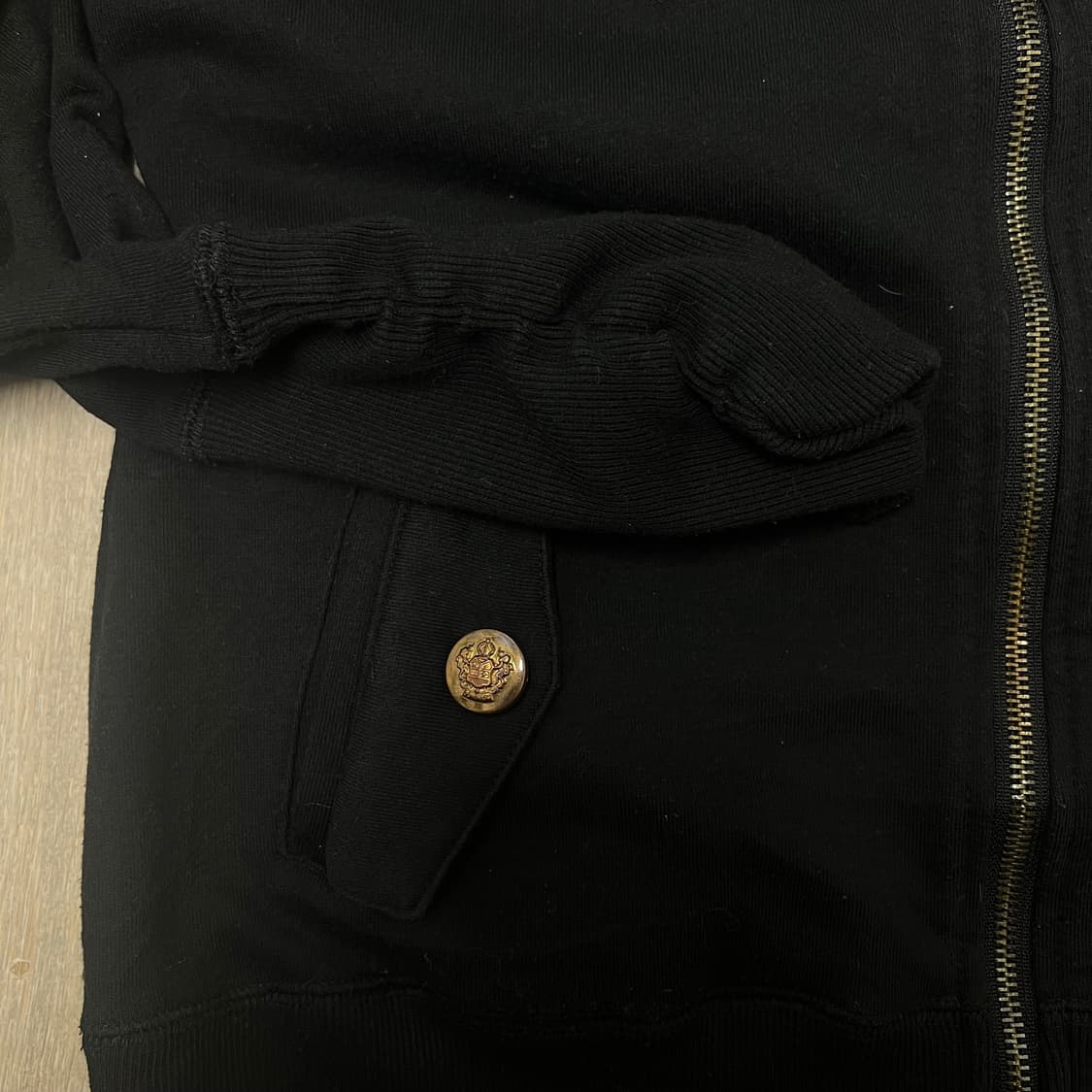 레이어룸 빈티지 디그딥 펑크 퍼 후드집업 상품이미지3