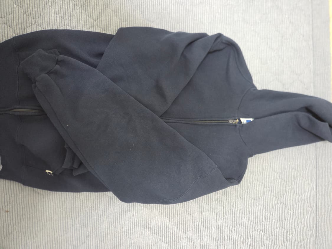 러셀에스테틱 90s 후드집업 네이비 상품이미지2