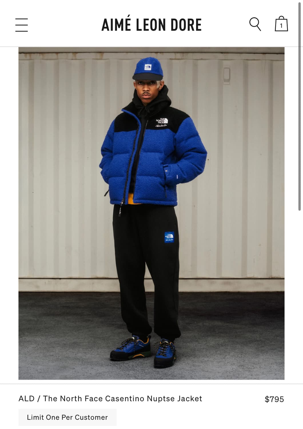 [새제품] 애메레온도르 노스페이스 카센티노 울 푸퍼 XL 상품이미지4