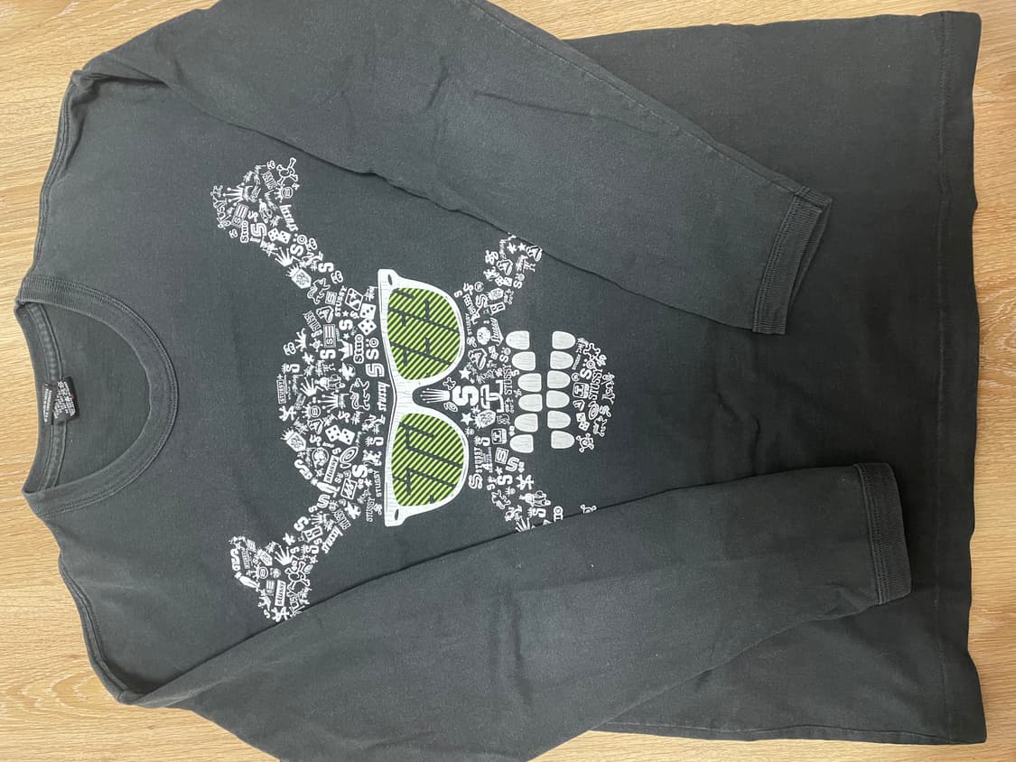 스투시 빈티지 스컬 롱슬리브 m 상품이미지1