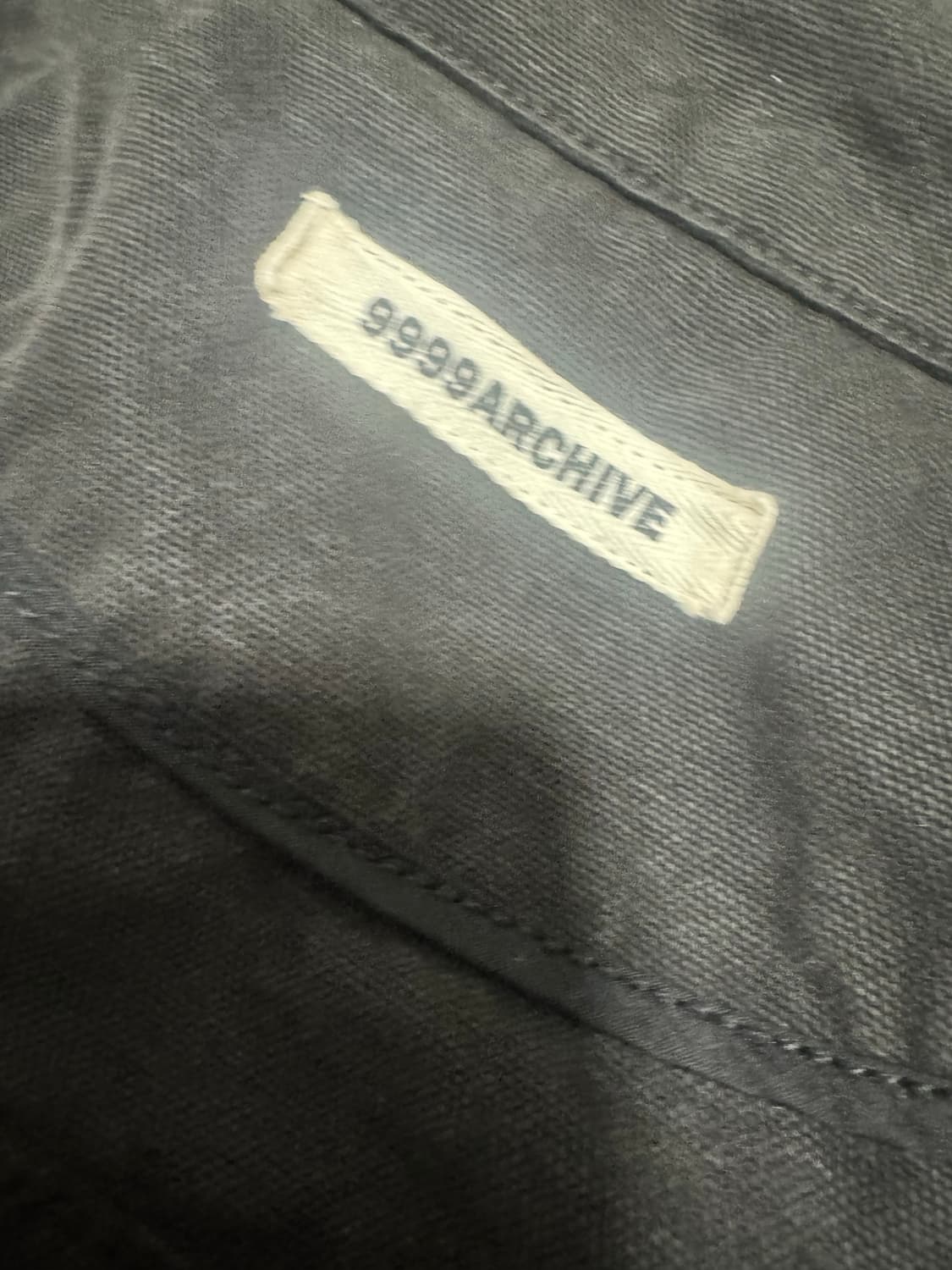 [2] 9999아카이브 하이넥 포켓 자켓 블랙 상품이미지2