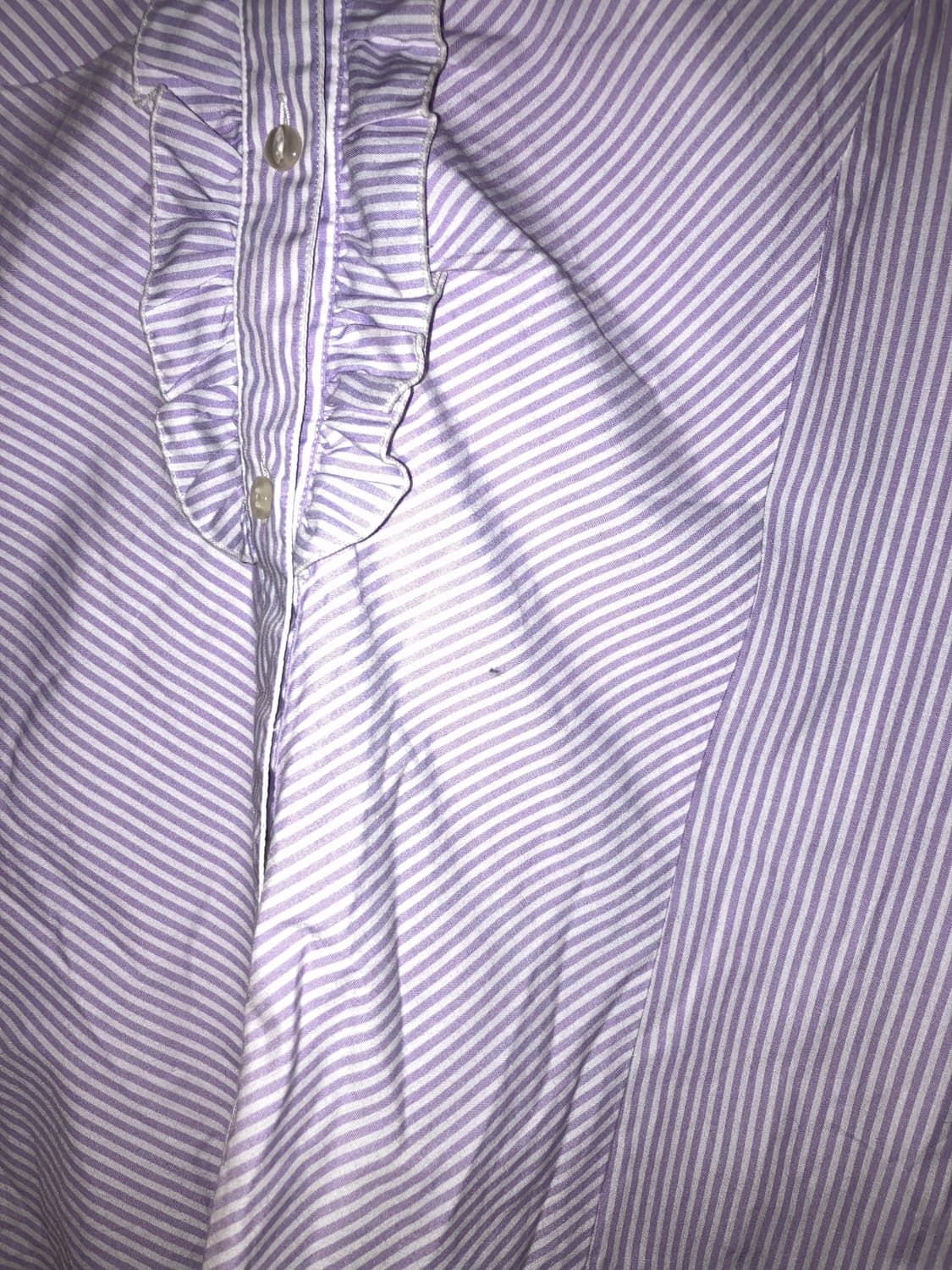 jpn 연보라 스트라이프 셔츠 상품이미지3