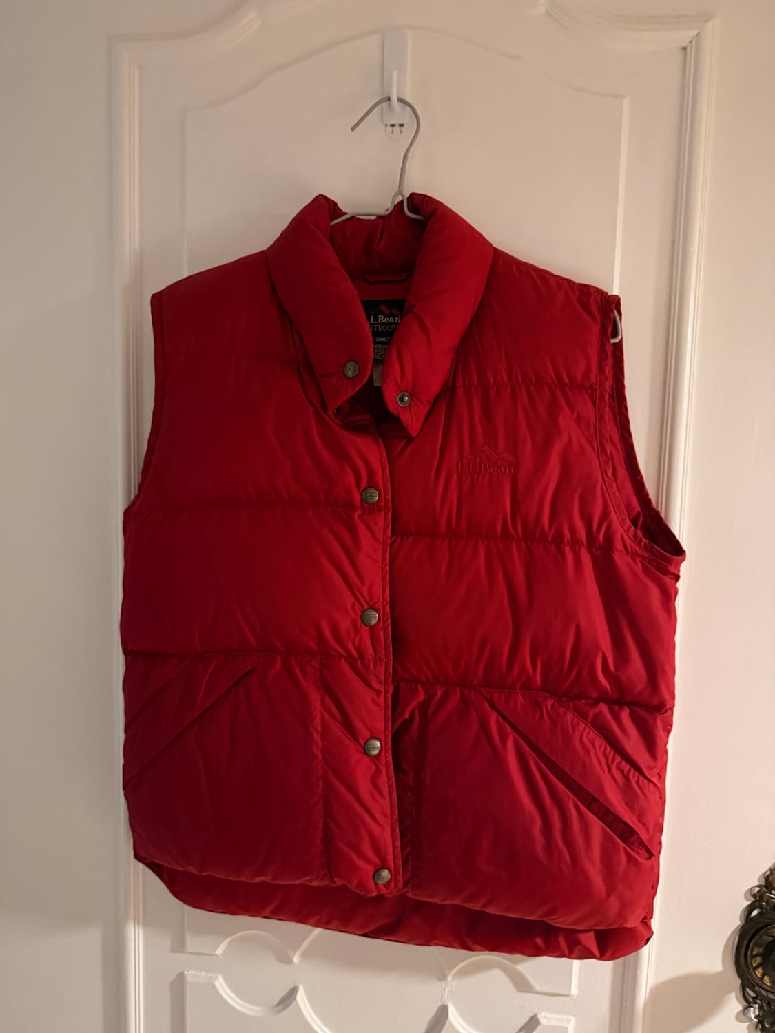 LL Bean Red Small Logo Vest 상품이미지1
