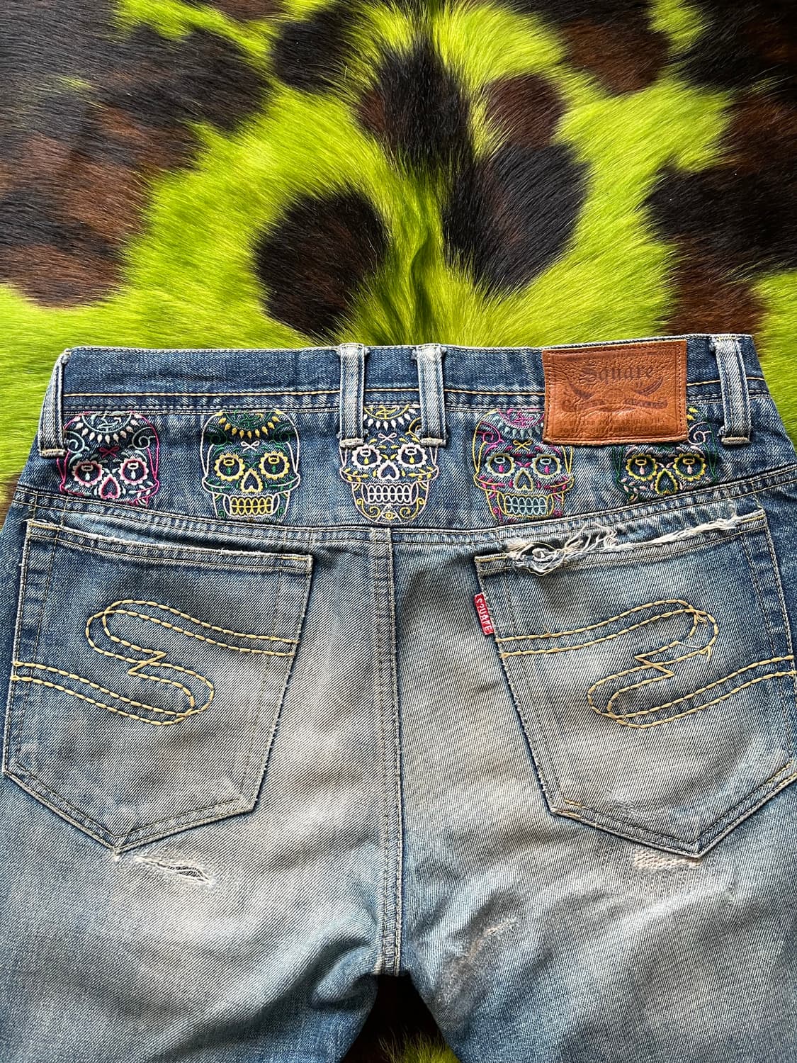 90-00s S?UAPE Japan Sugar Skull Denim 상품이미지9